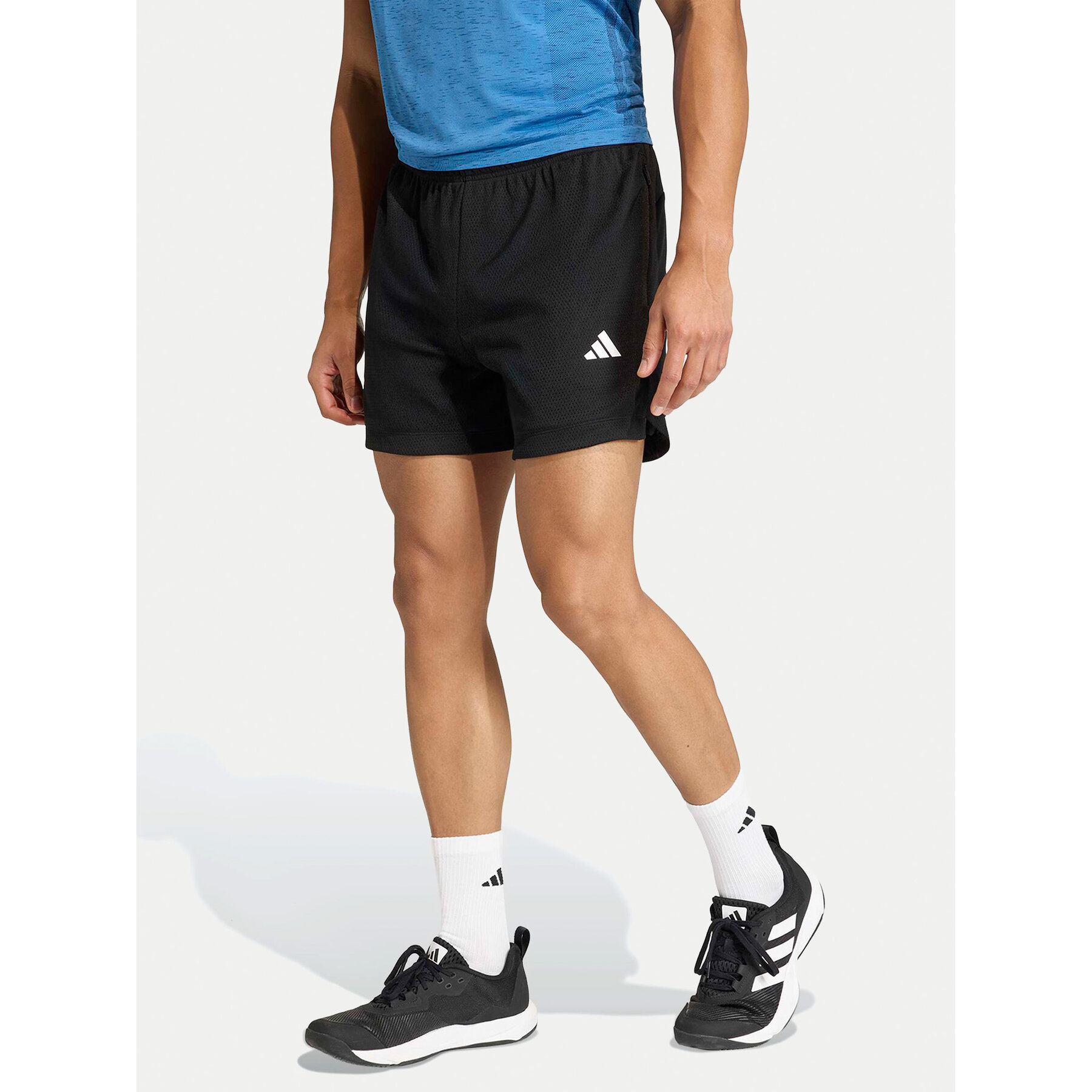 adidas Sportshorts D4T Power Essentials KD7729 Schwarz Regular Fit