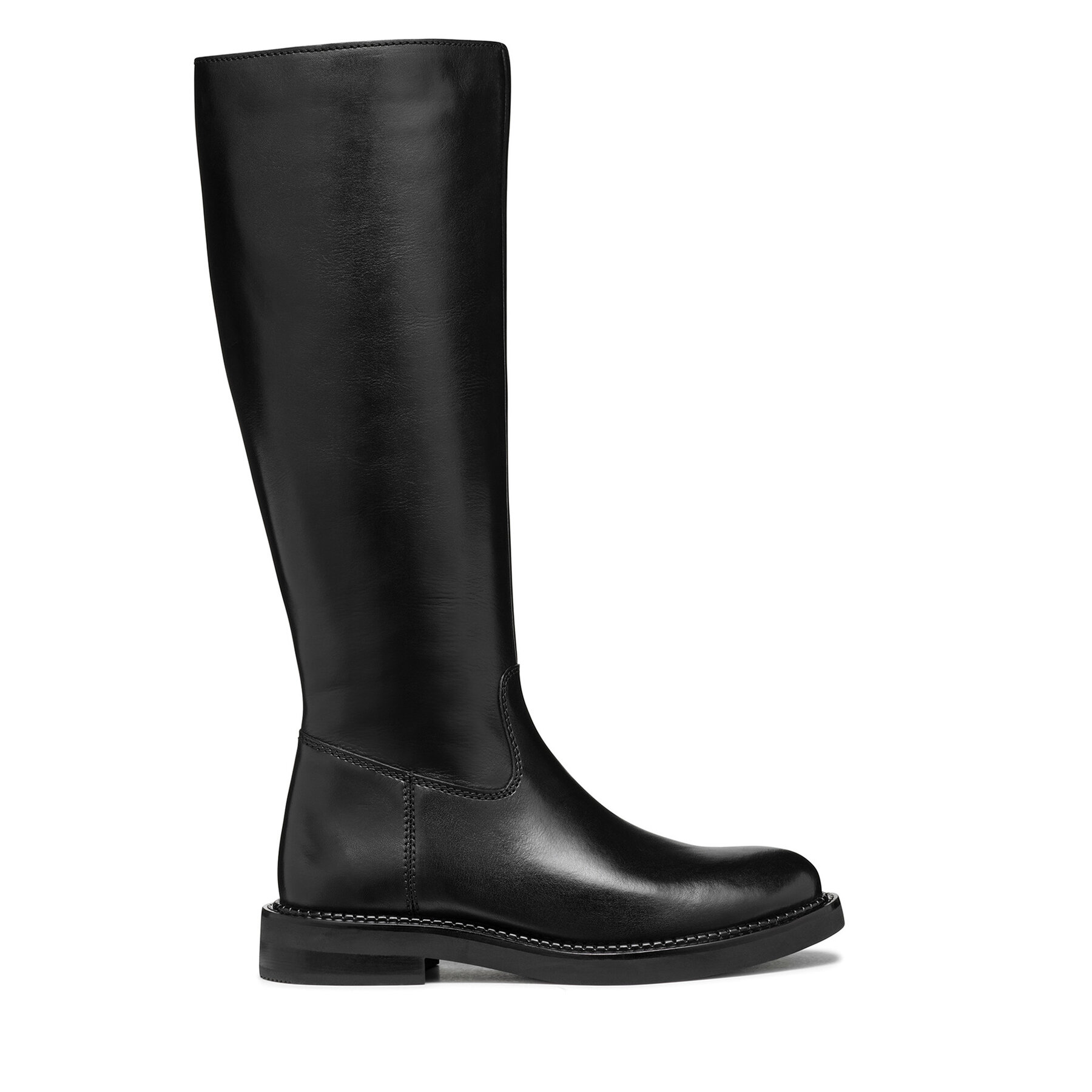 Cizme lungi riding Geox D Serilda D46WYA 00043 C9999 Negru