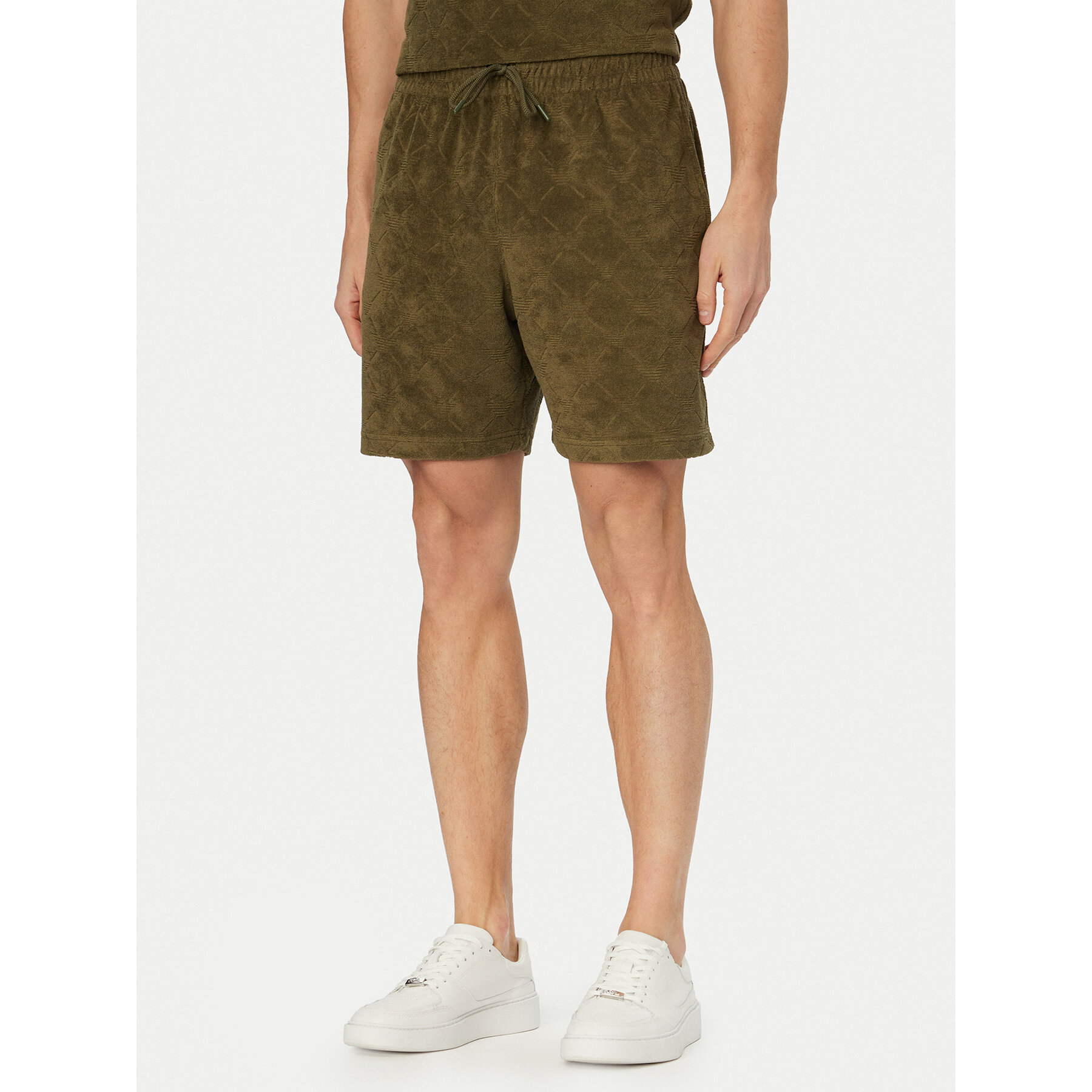 Emporio Armani Sportshorts EM000695 AF20449 F7014 Grün Regular Fit