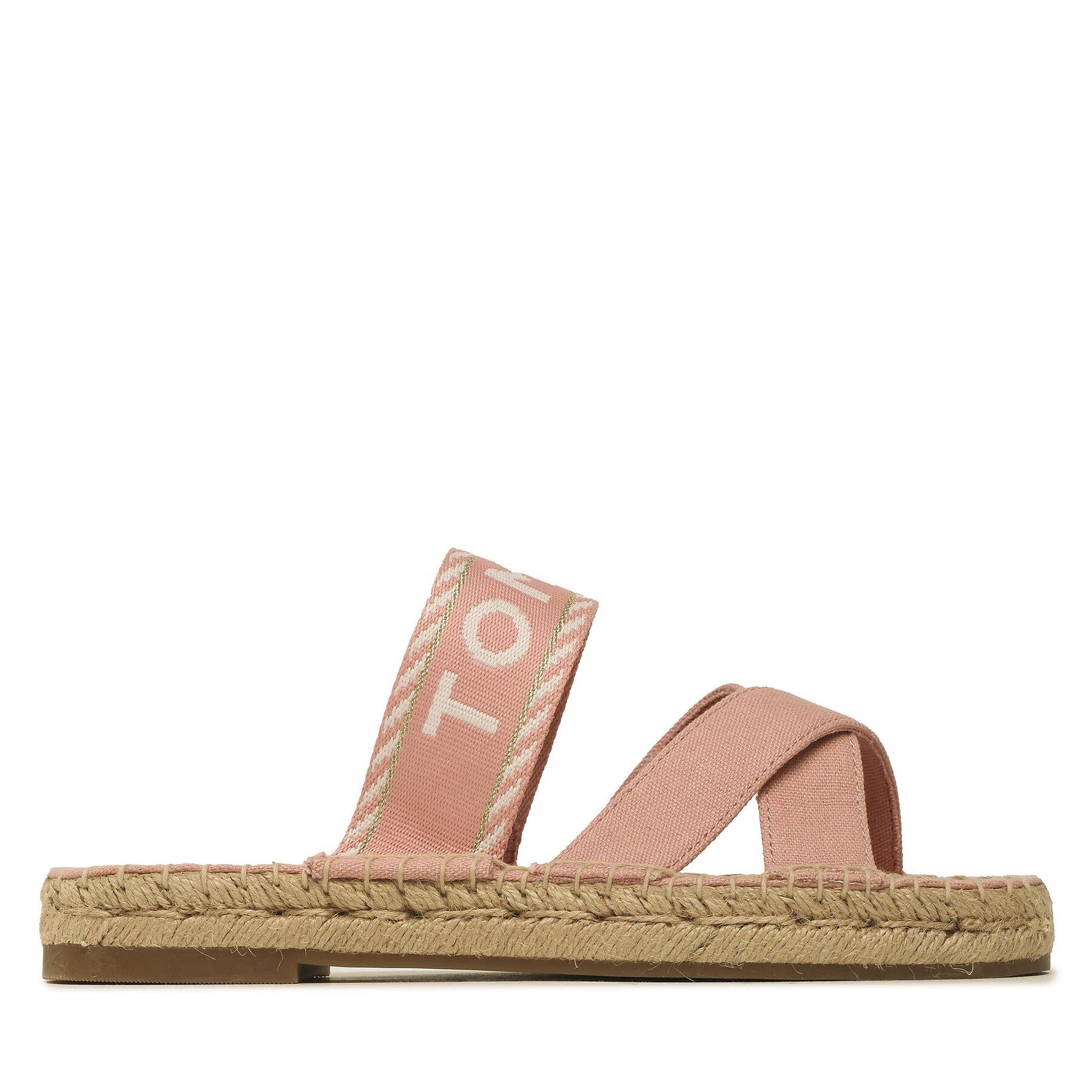 Espadrilles Tommy Hilfiger Seasonal Webbing Sandal FW0FW07181 Rose