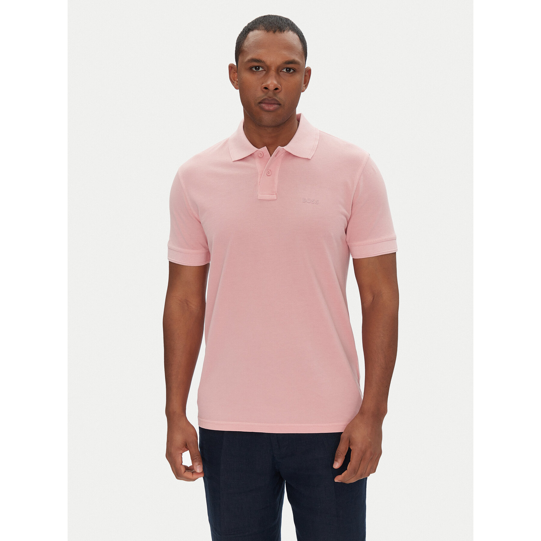 BOSS Polo Prime 50507813 Rosa Regular Fit
