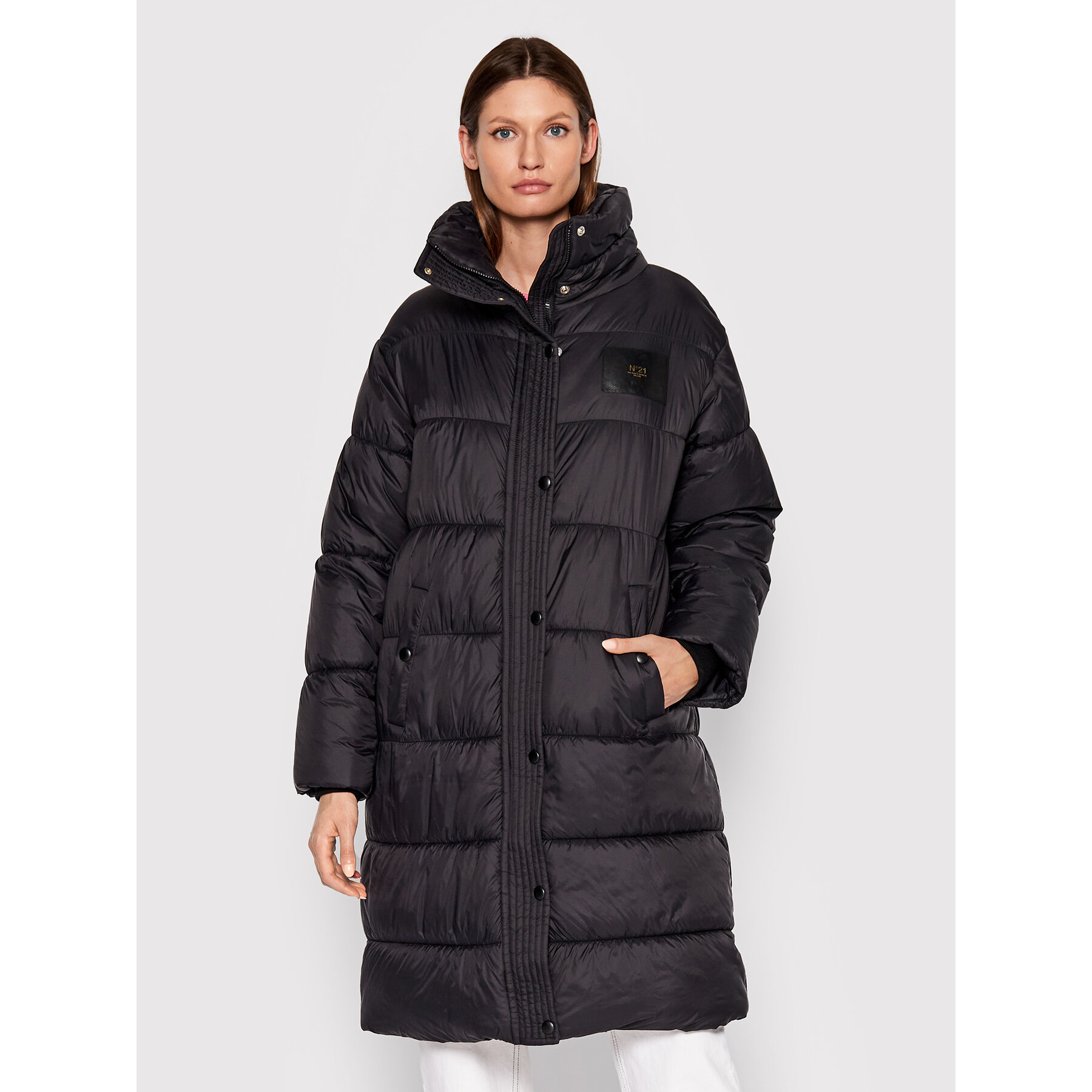 N°21 Winterjacke 22I N2M0 O111 5004 Schwarz Regular Fit