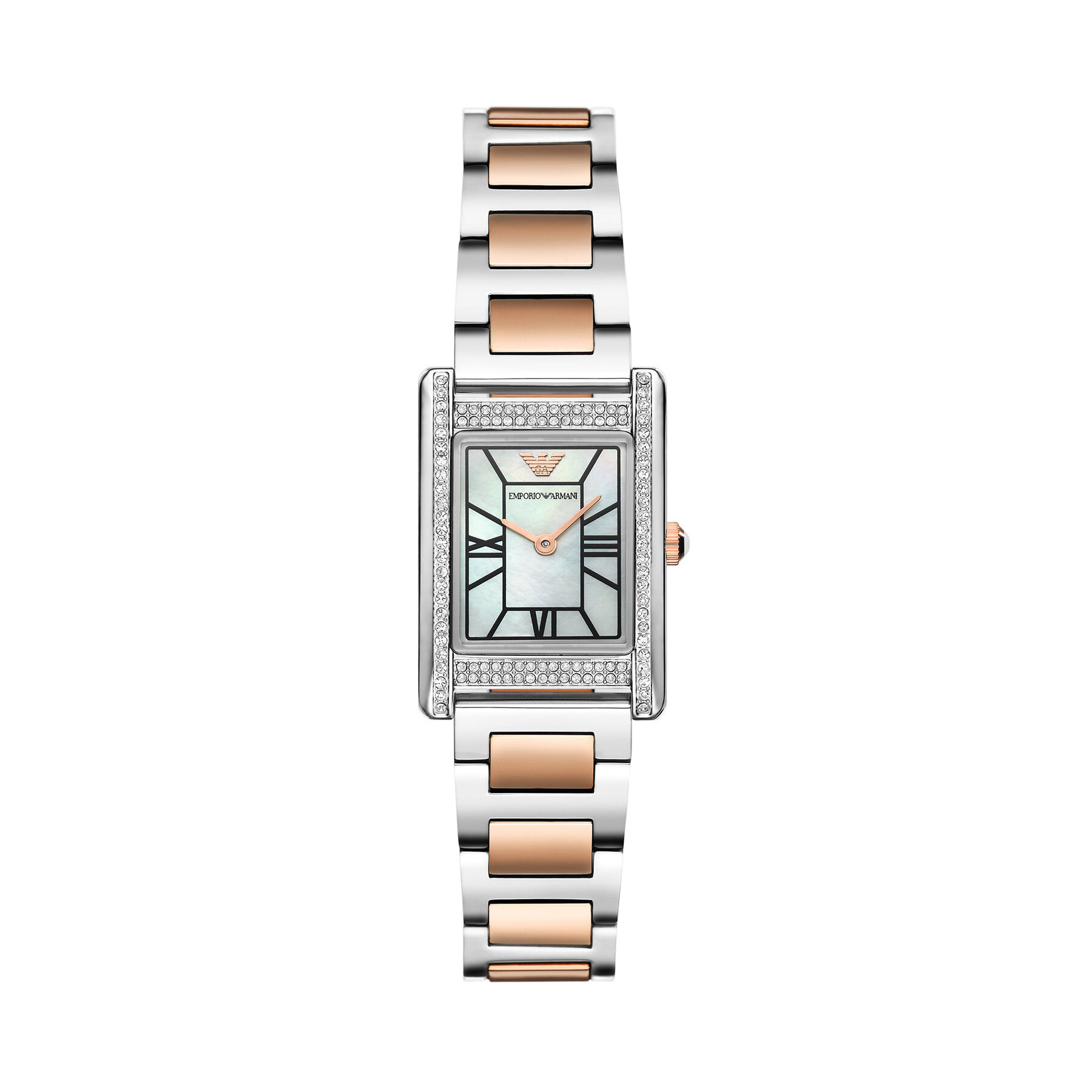 Ročna ura Emporio Armani Genni AR11626 Srebrna