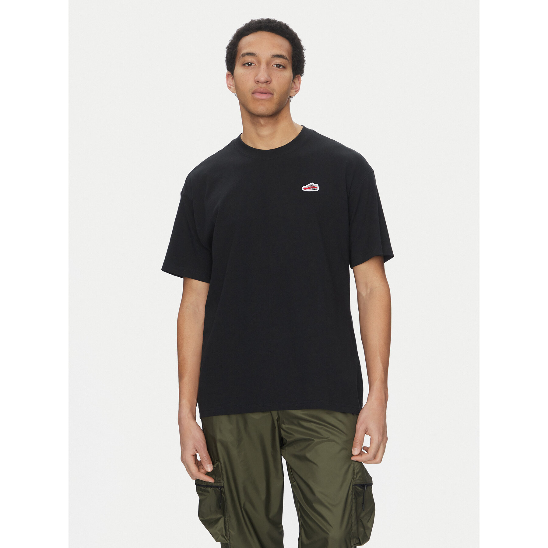 Nike T-Shirt FQ3762 Μαύρο Loose Fit