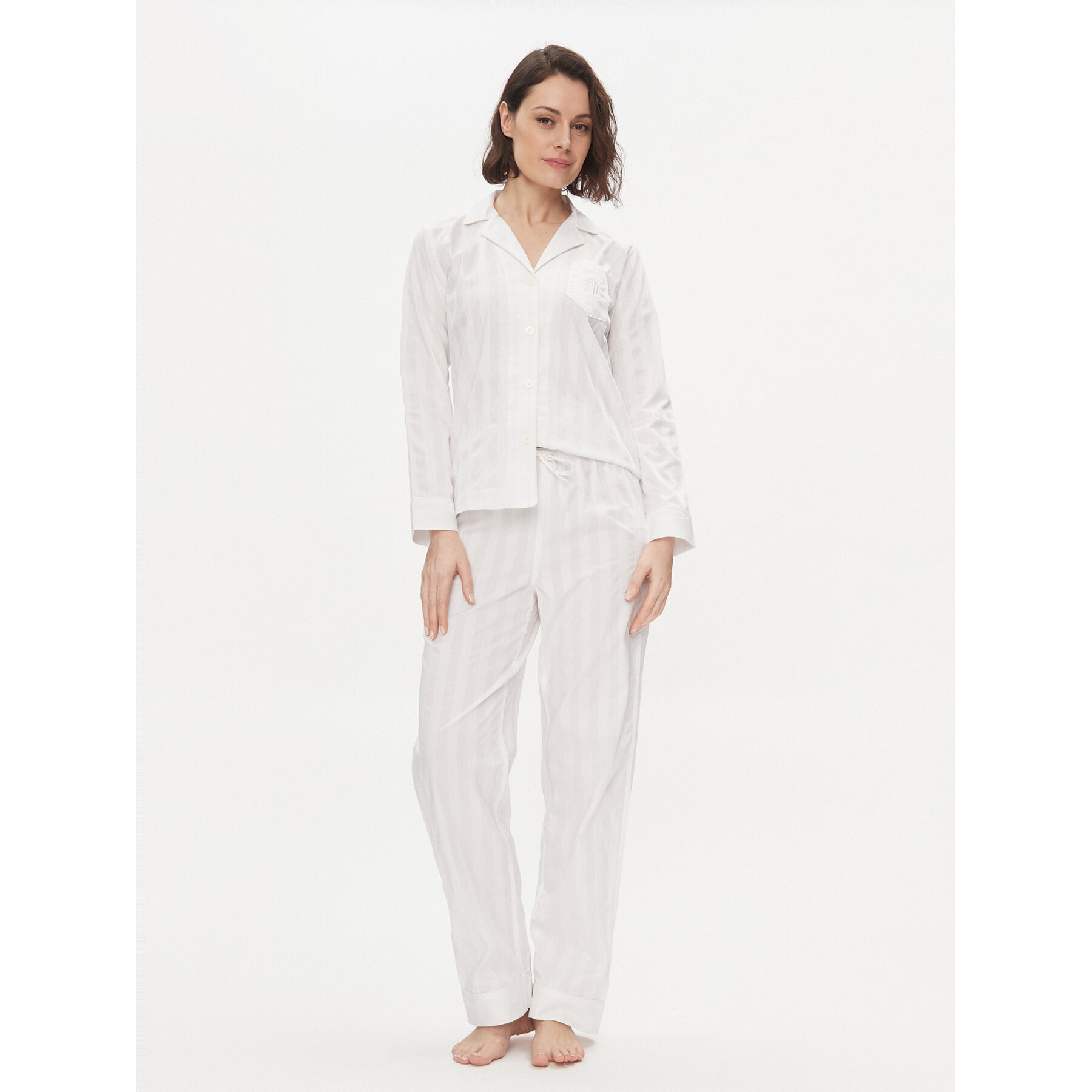 Lauren Ralph Lauren Pizsama ILN92305 Fehér Regular Fit