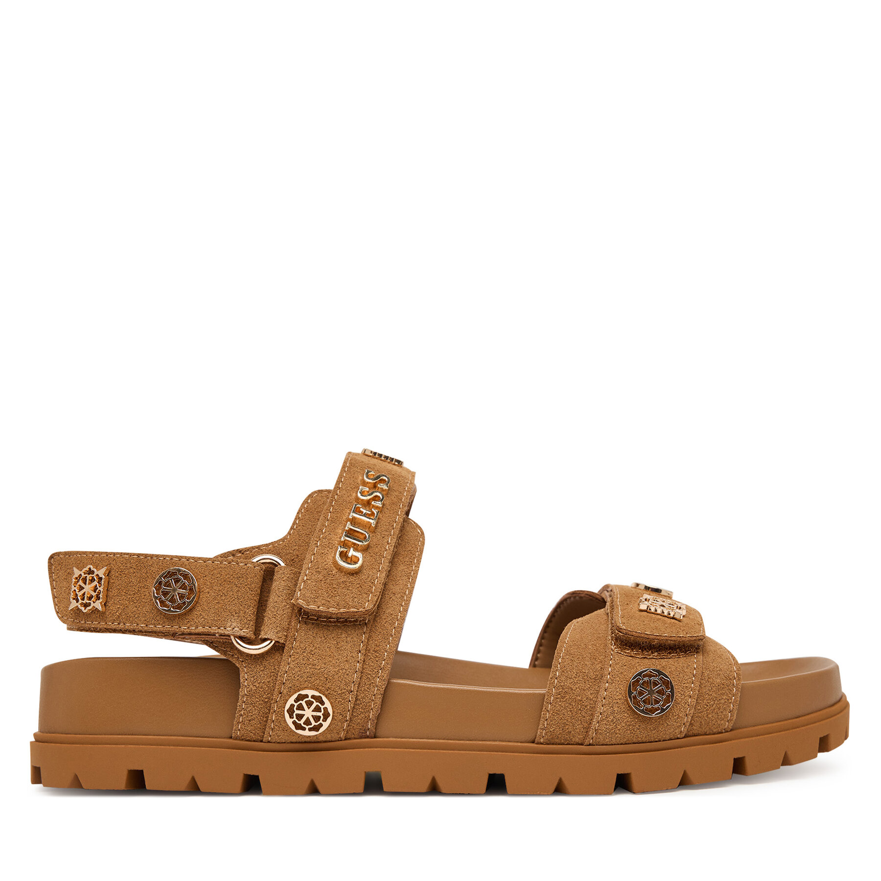 Sandále Guess FLPFLO ESU03 Hnedá