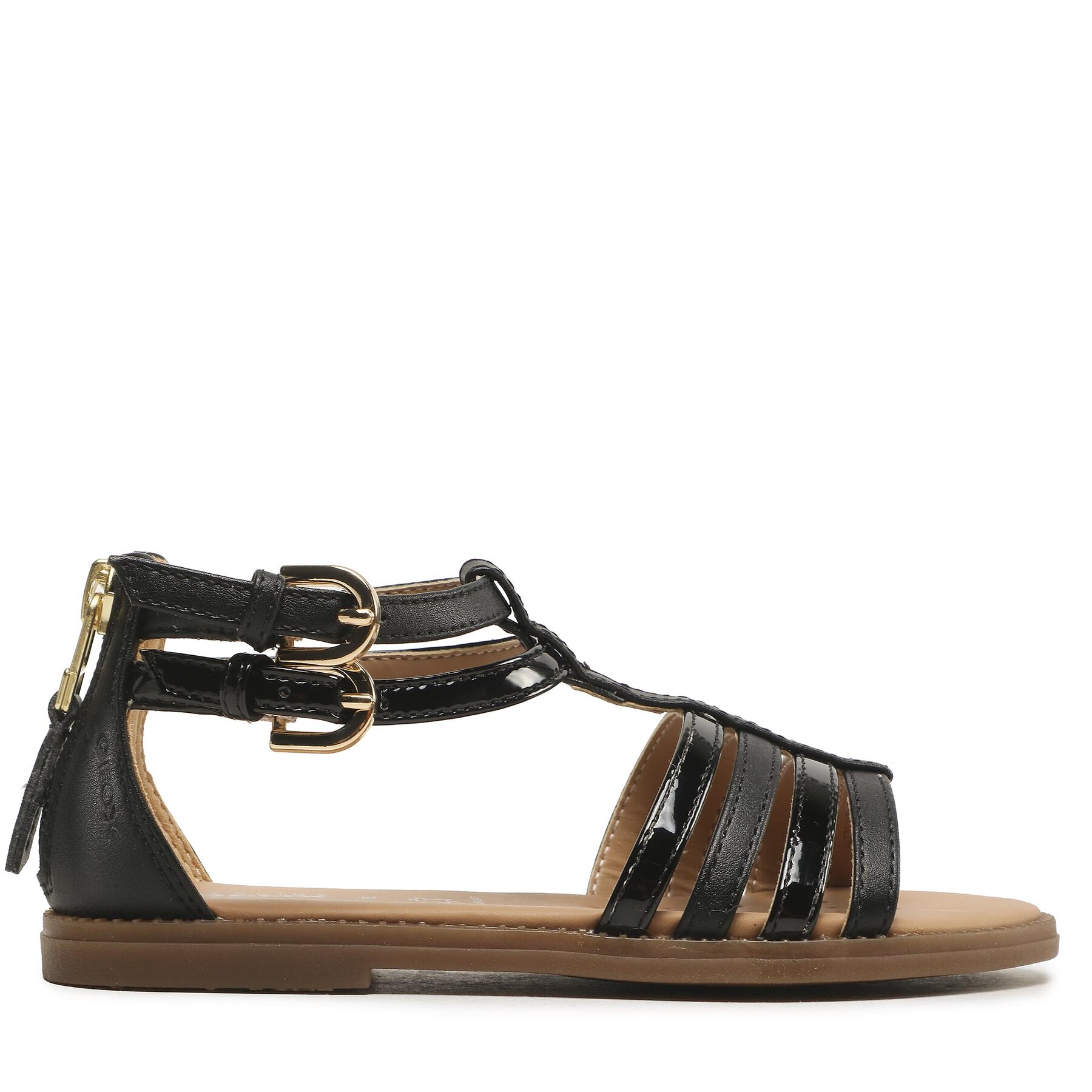 Geox Σανδάλια Geox J Sandal Karly Girl J7235D05402C9999 S Μαύρο