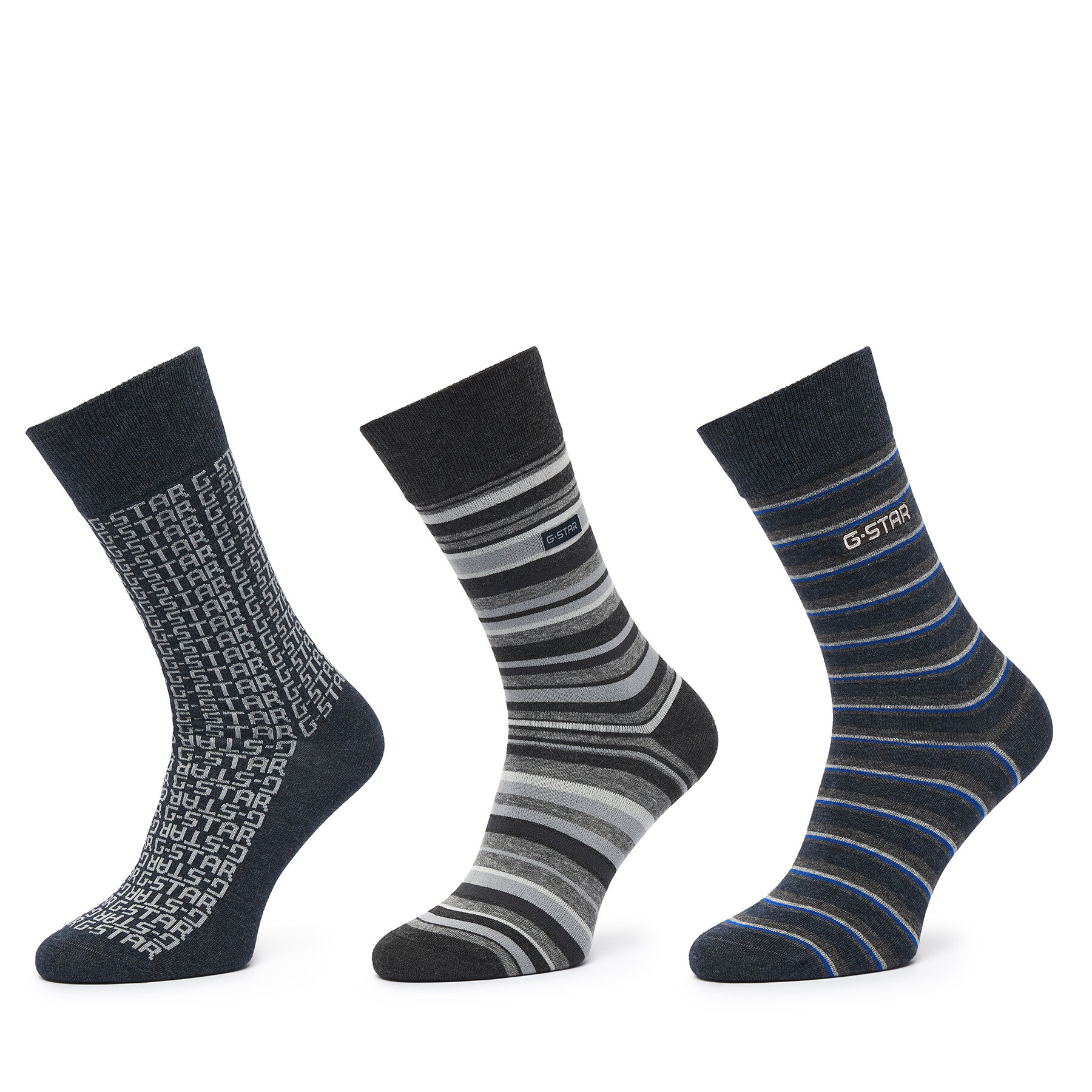 Дълги чорапи G-STAR CEO_AS_G-STAR_W_047_AW26 (3-PACK) Цветен