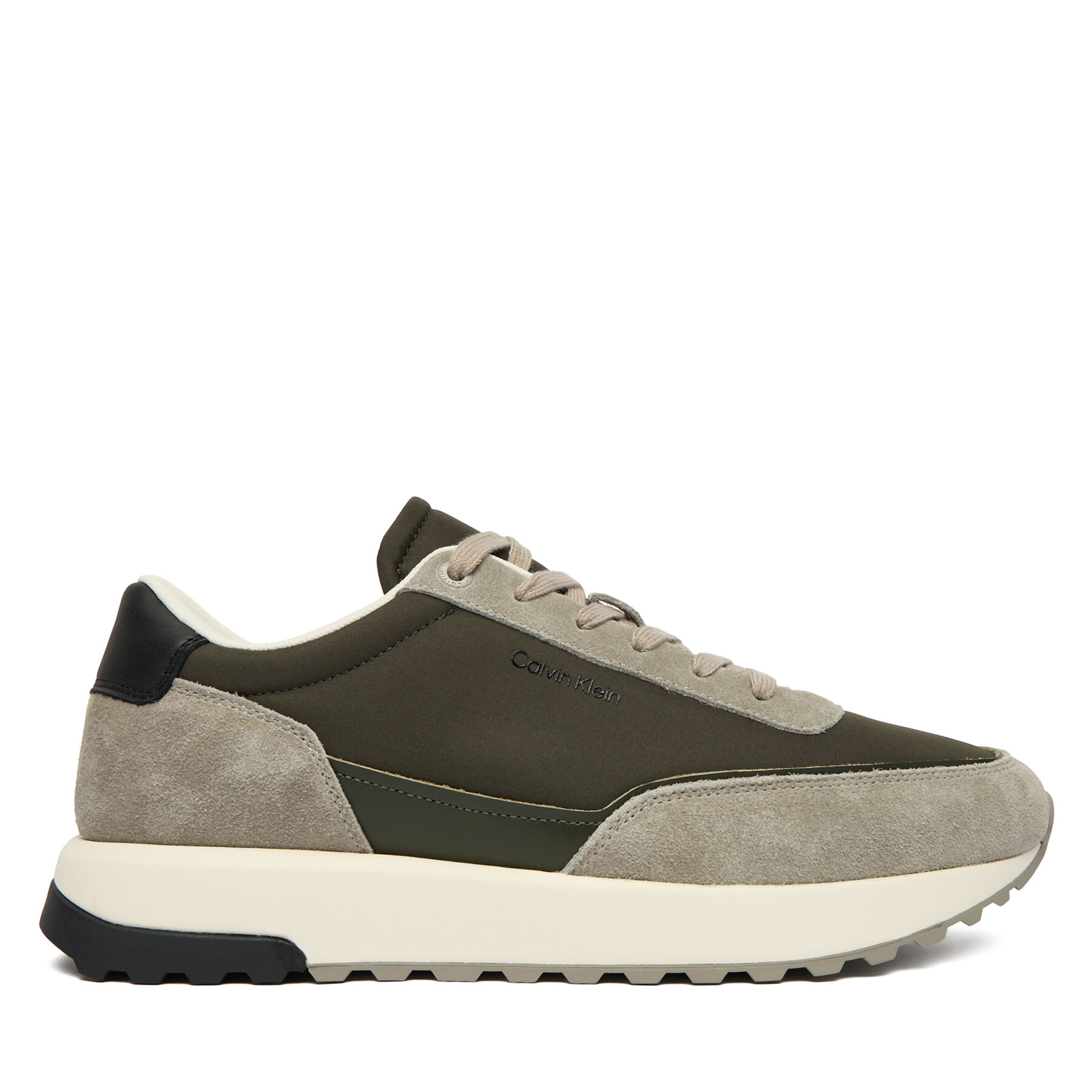 Sneakersy Calvin Klein Low Top Lace Up Repreve Mix HM0HM01714 Zelená