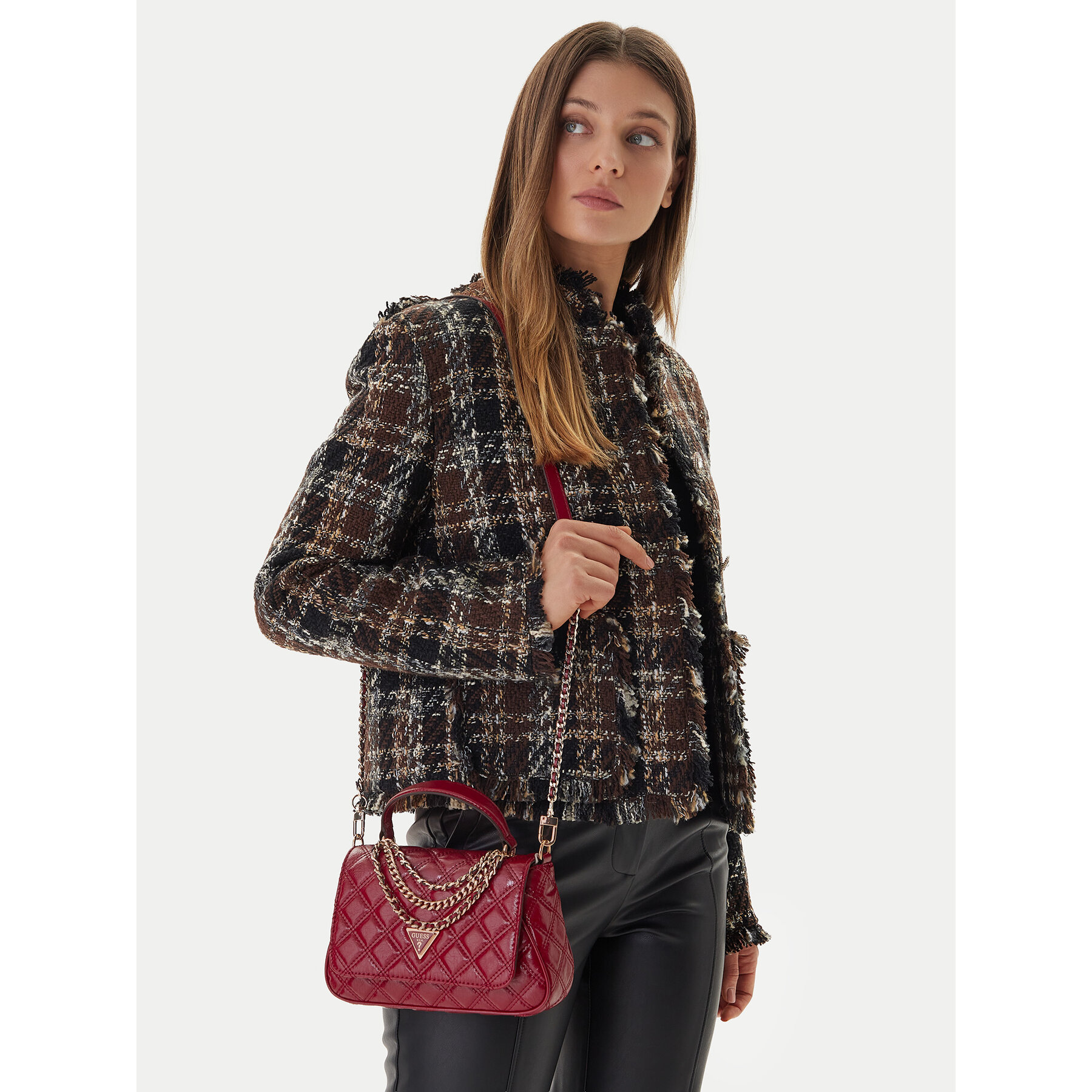 Borsetta Guess HWTT96 73190 Bordeaux