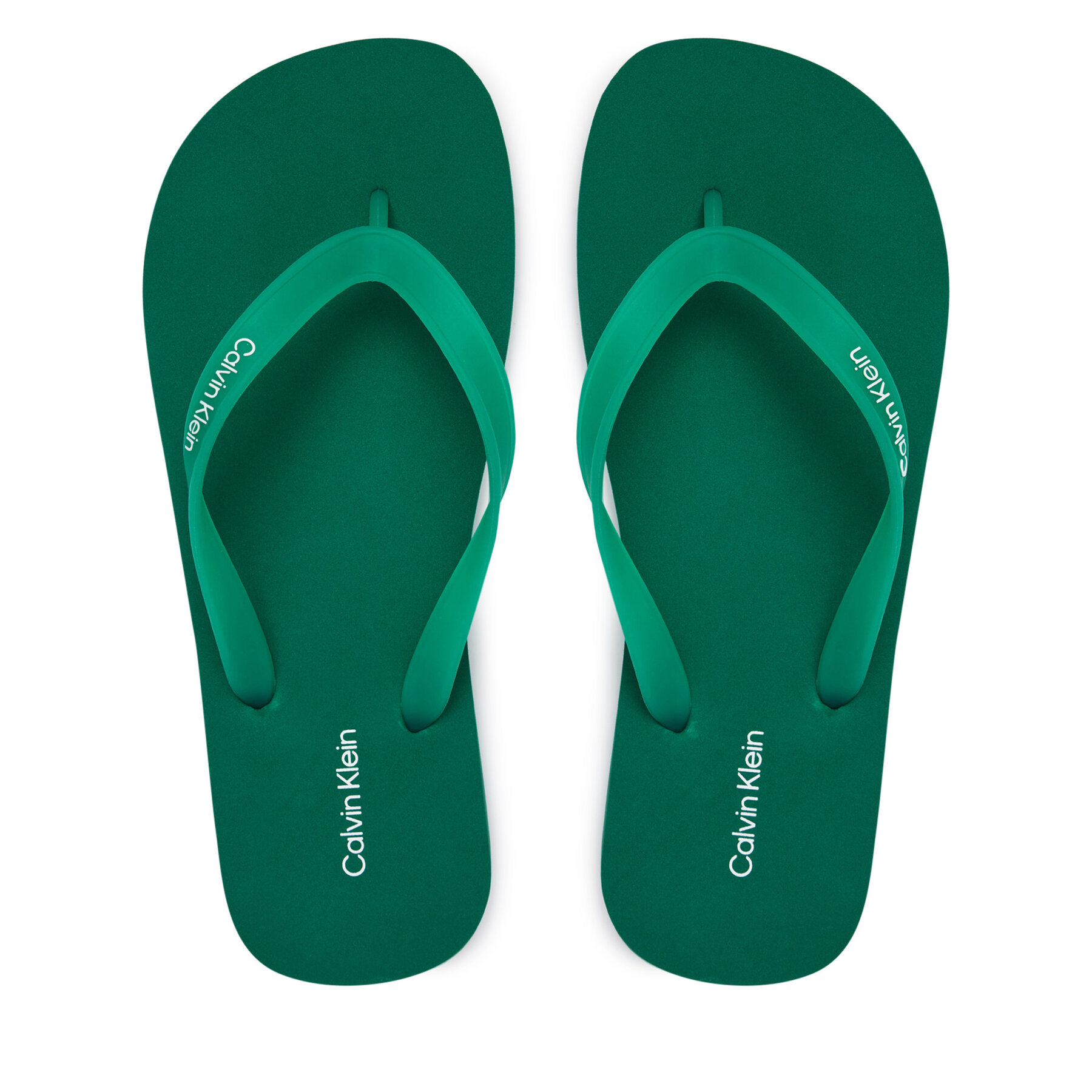 Flip flop Calvin Klein Logo Strap HM0HM02105 Verde