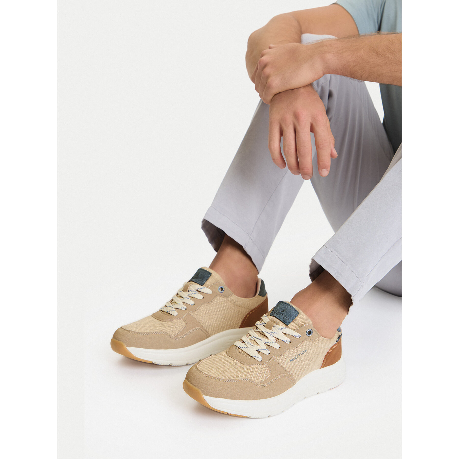 Sneakersy Nautica CWBEO-BASILIO-01 Béžová
