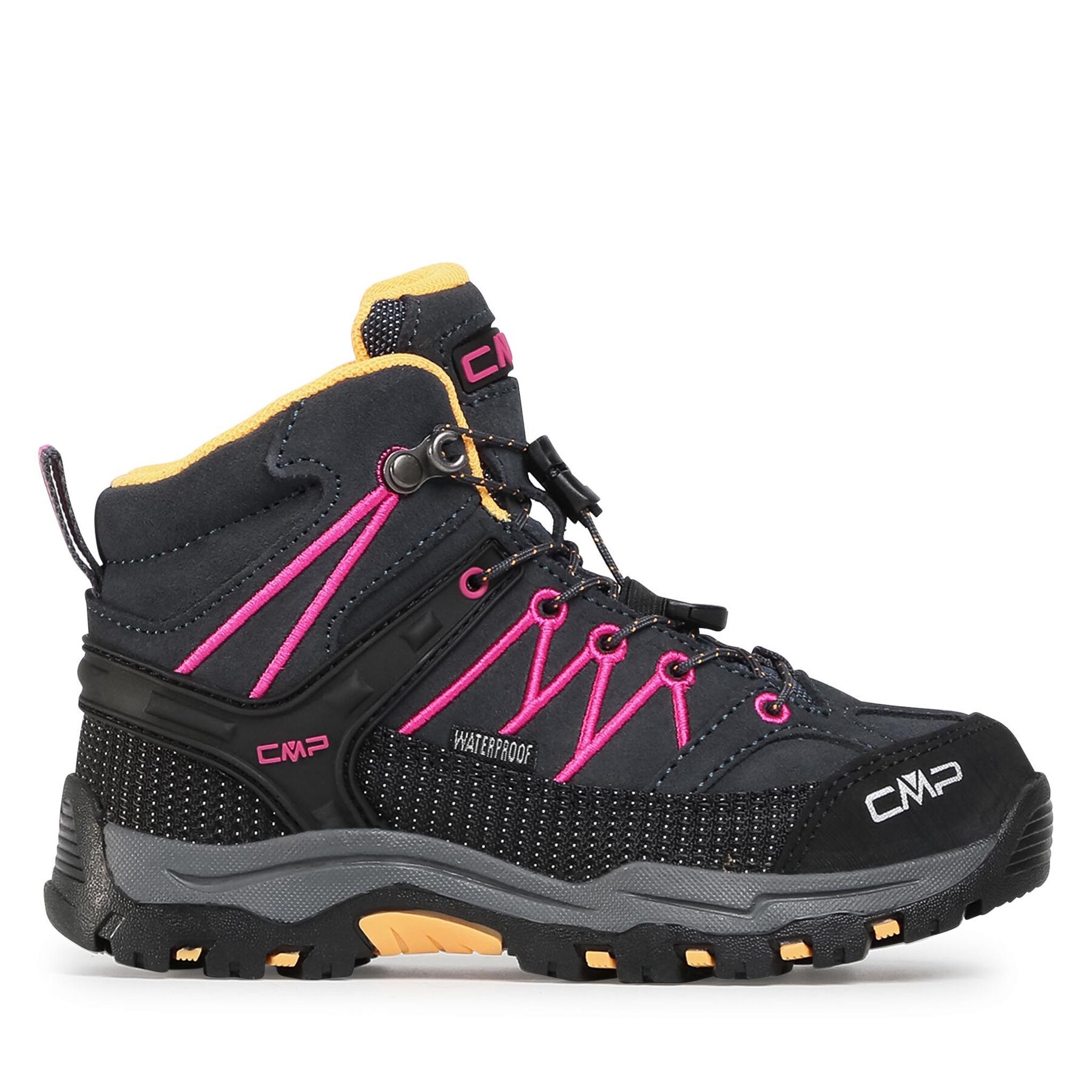CMP Παπούτσια πεζοπορίας CMP Kids Rigel Mid Trekking Shoe Wp 3Q12944 Μαύρο