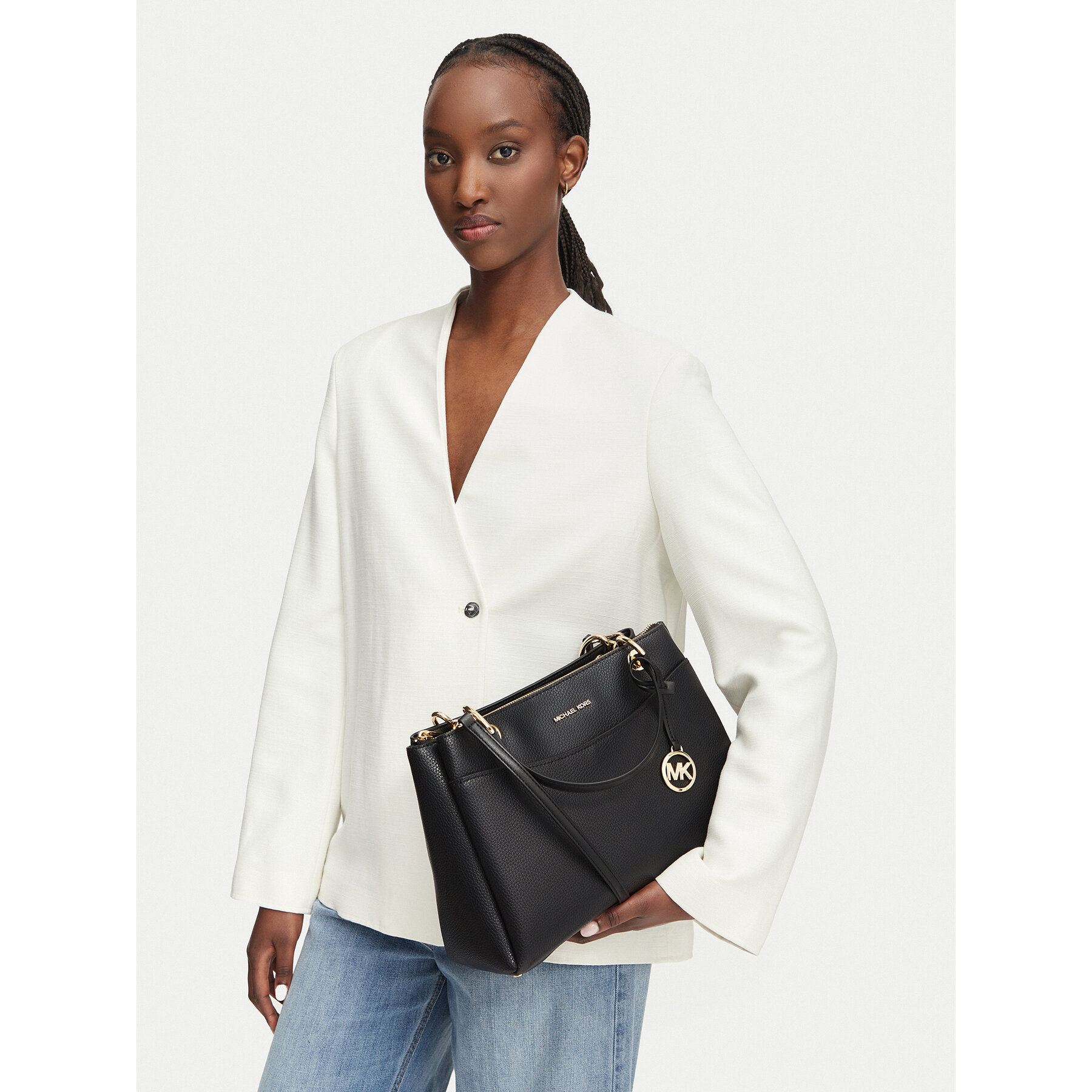 Torbica MICHAEL Michael Kors May 30T6GX5L8L Crna