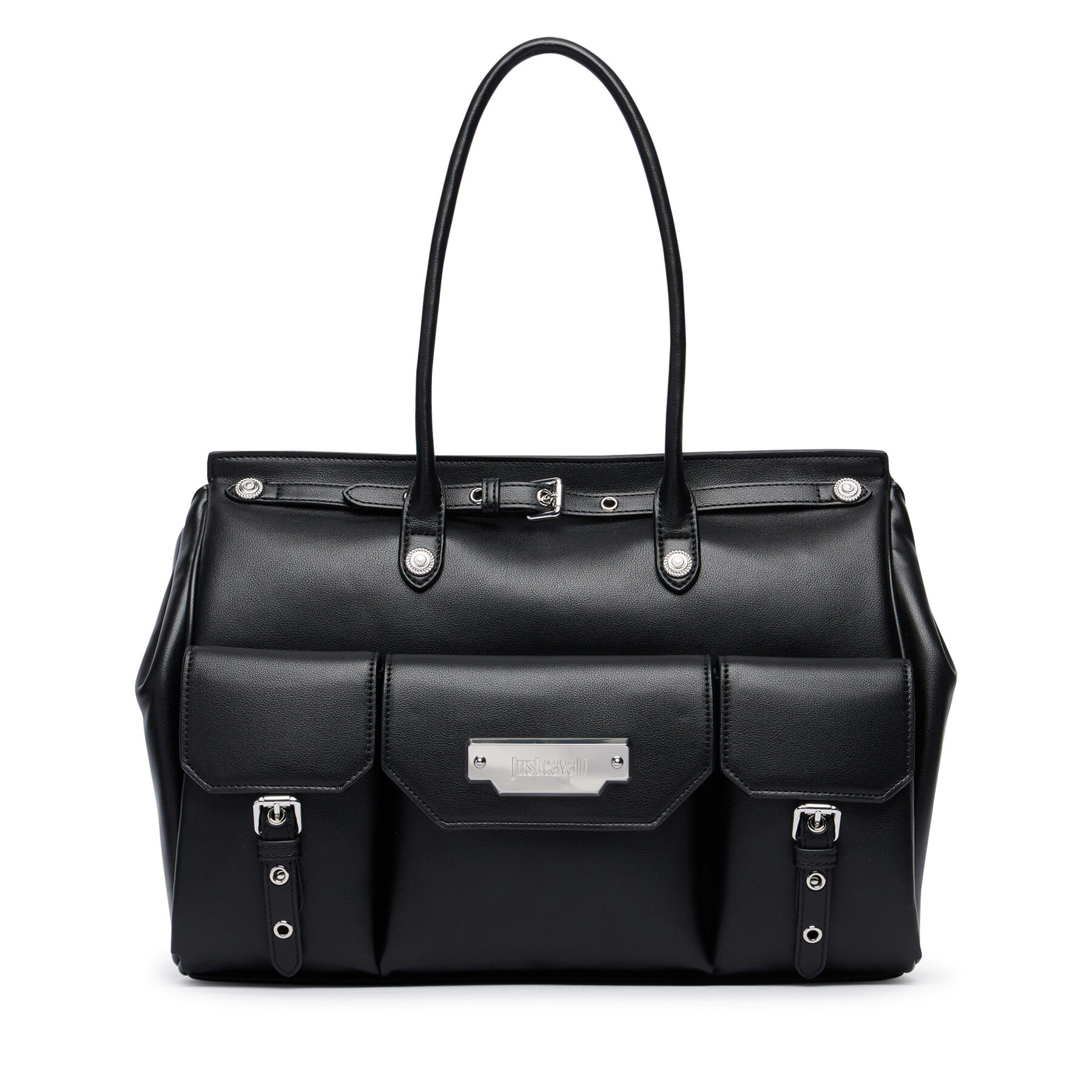 Дамска чанта Just Cavalli 81RA4BM1 ZS749 Черен