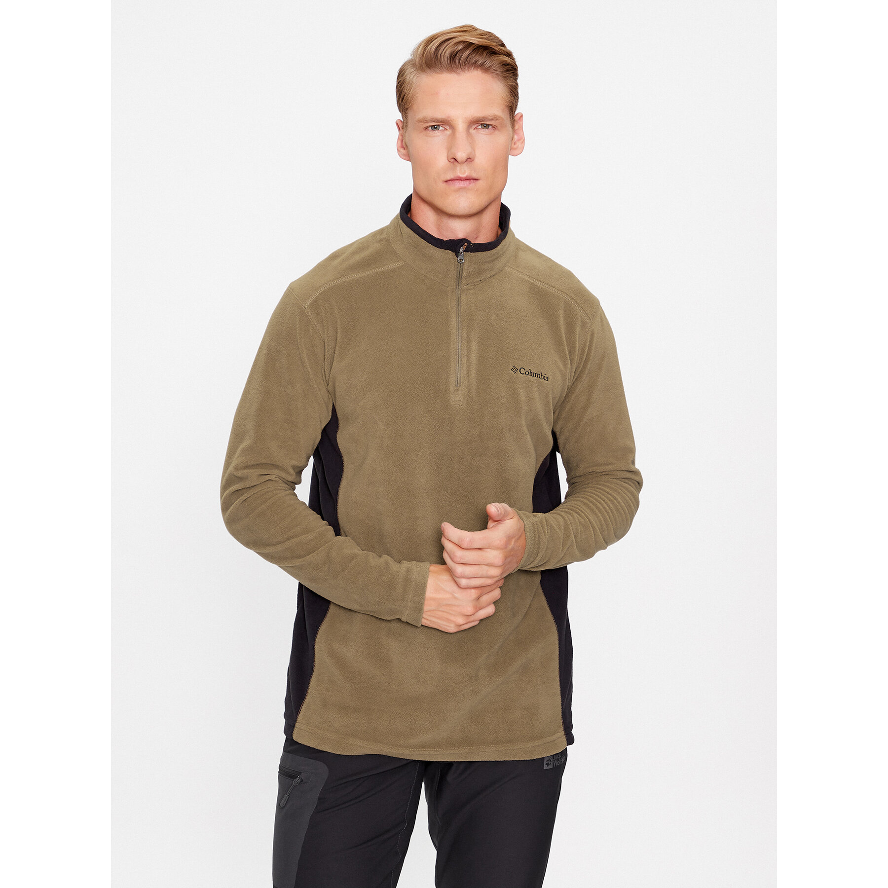 Columbia Fleecejacke Klamath Range™ II Half Zip 1352472 Braun Regular Fit