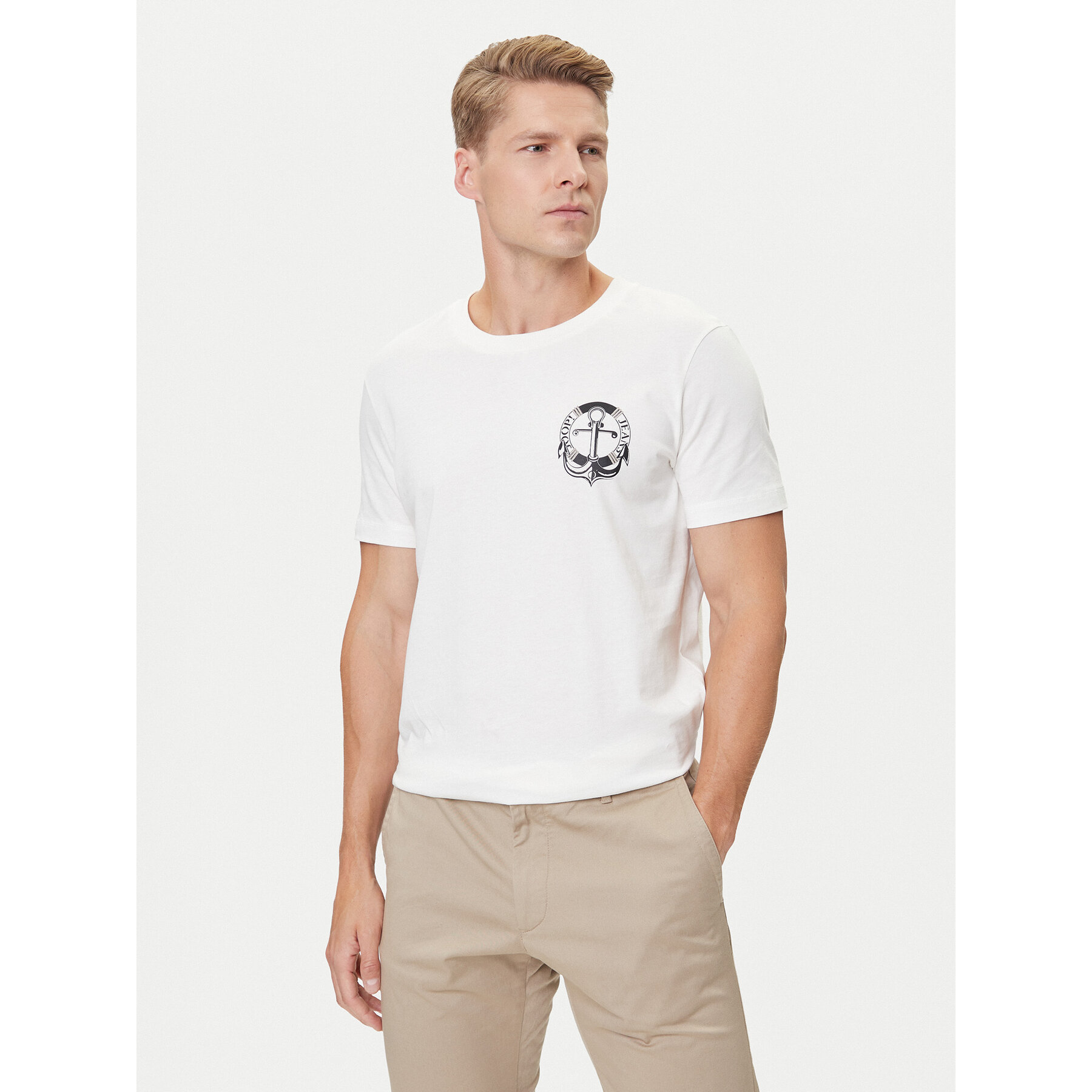 JOOP! Jeans T-Shirt 15 JJJ-28Alidor 30047014 Beige Modern Fit