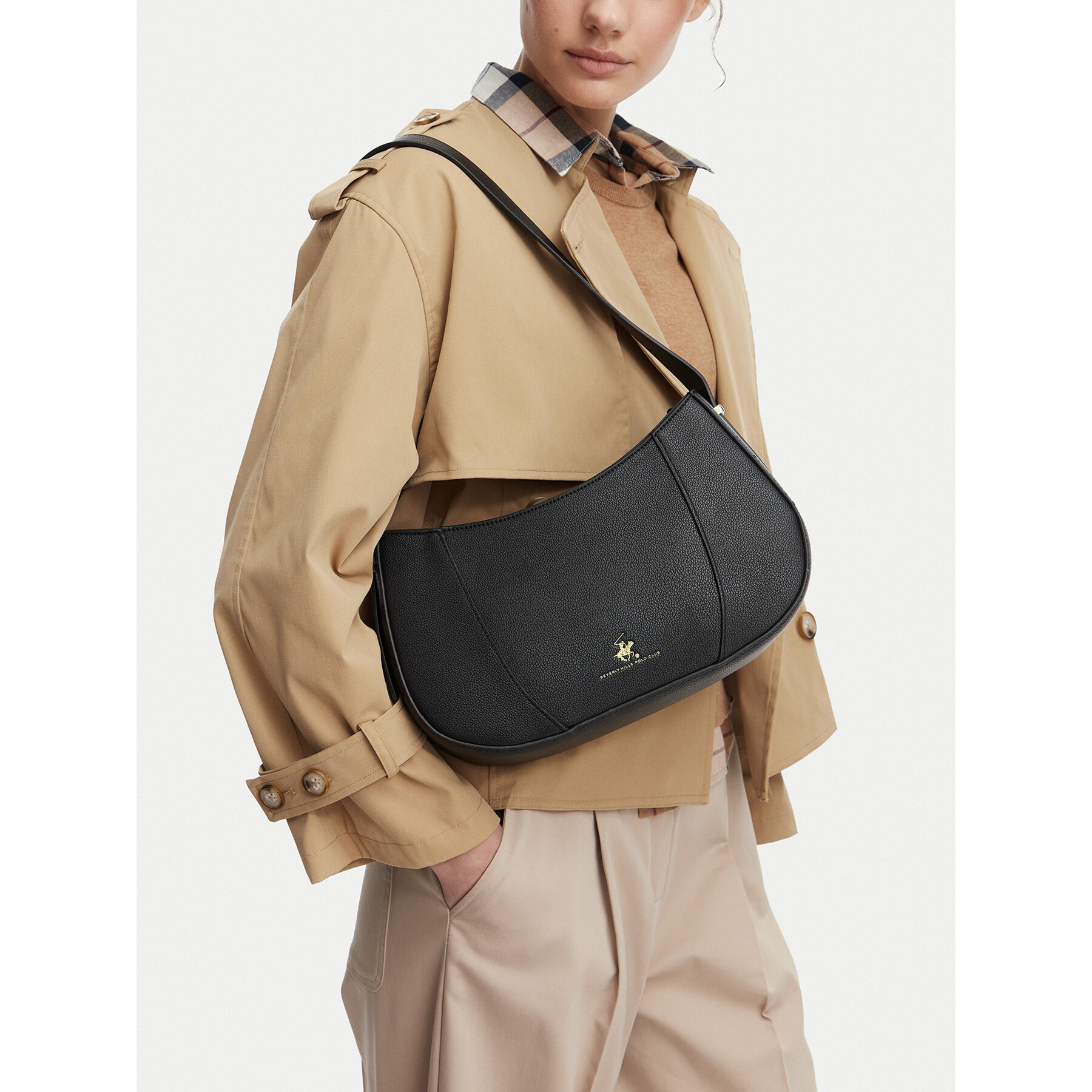 Дамска чанта Beverly Hills Polo Club CEO-BHPC-K-002-10 Черен