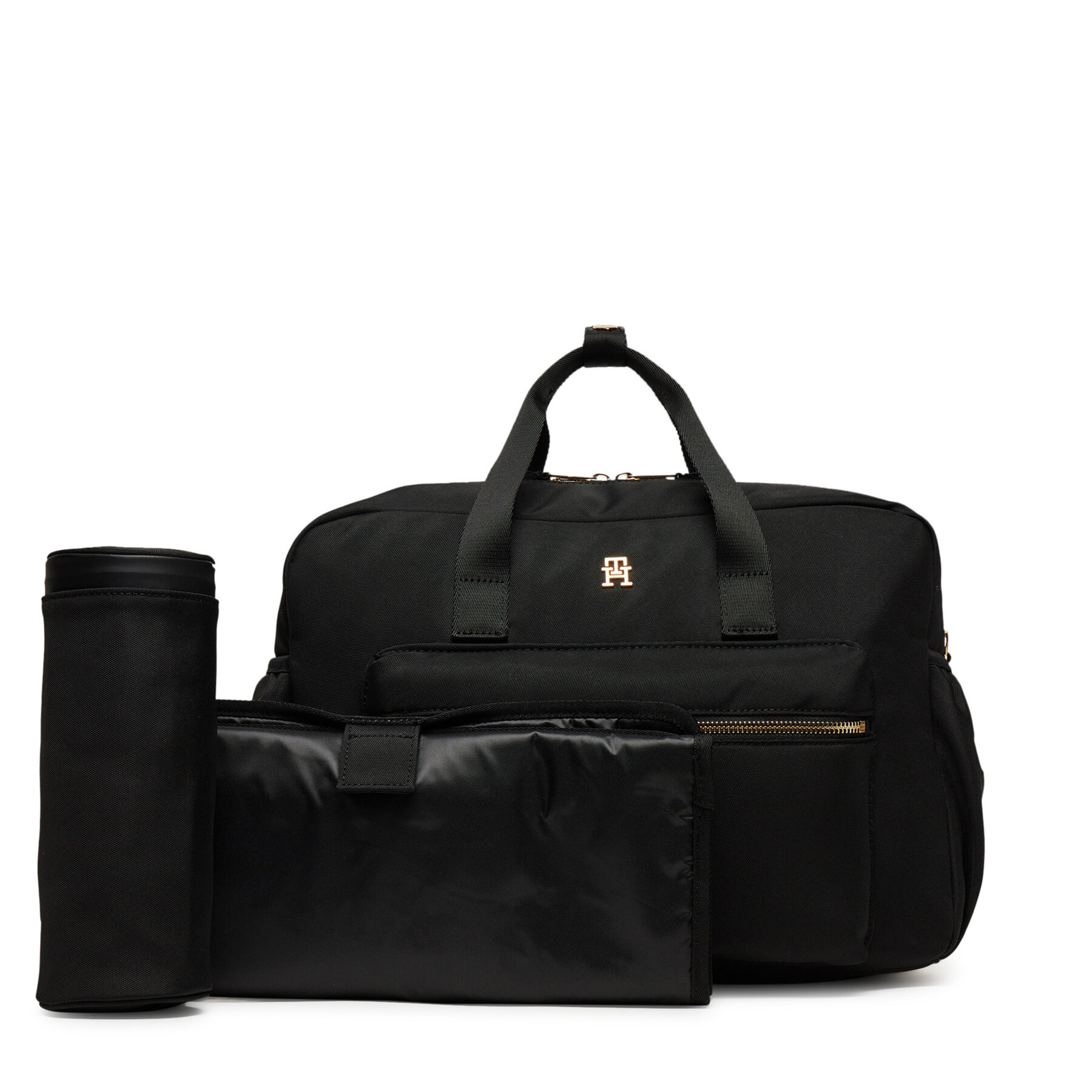 Táska Tommy Hilfiger Th Essential Changing Bag AU0AU01997 Fekete