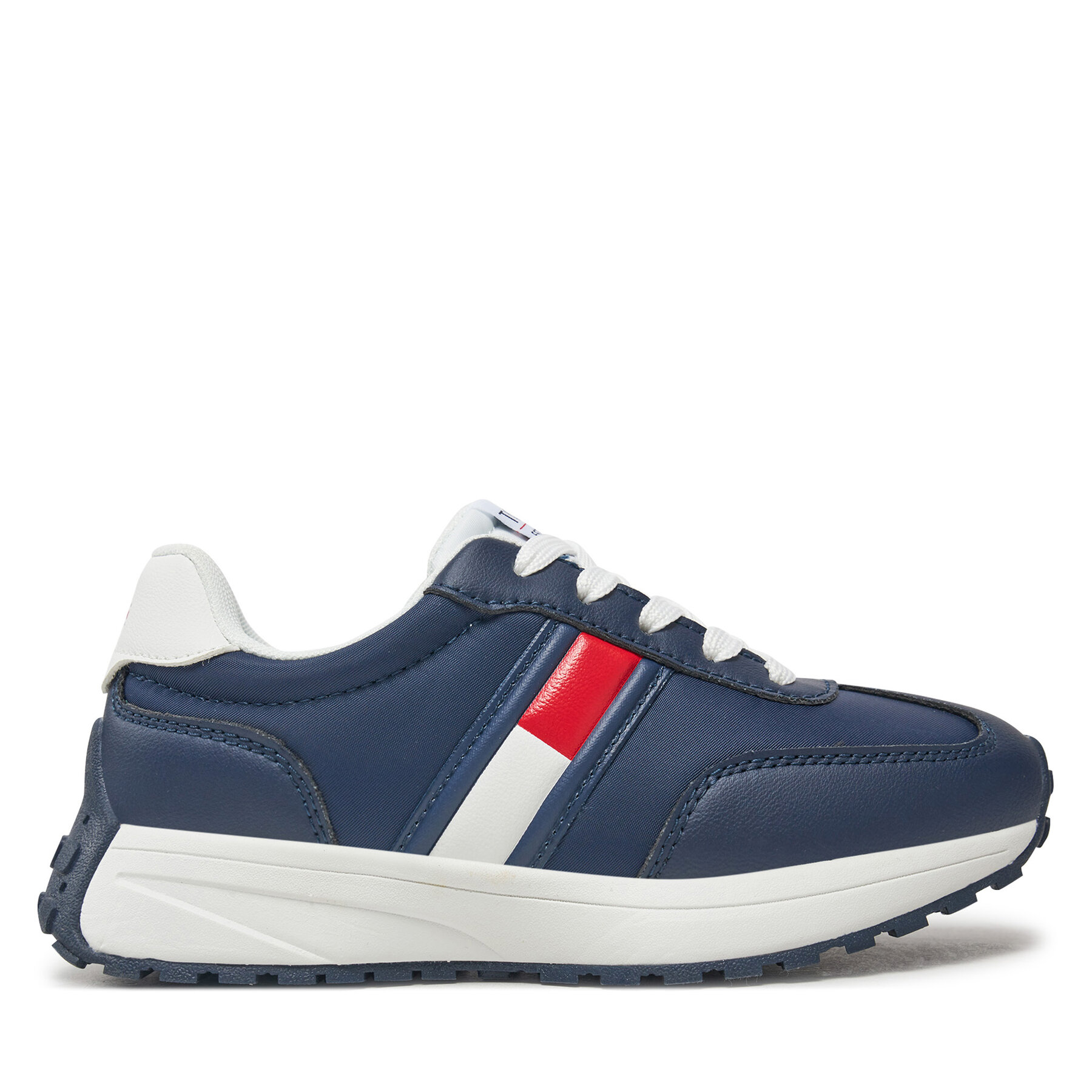 Sneakers Tommy Hilfiger Flag Low Cut Lace-Up Sneaker T3X9-33877-1695 M Blu scuro