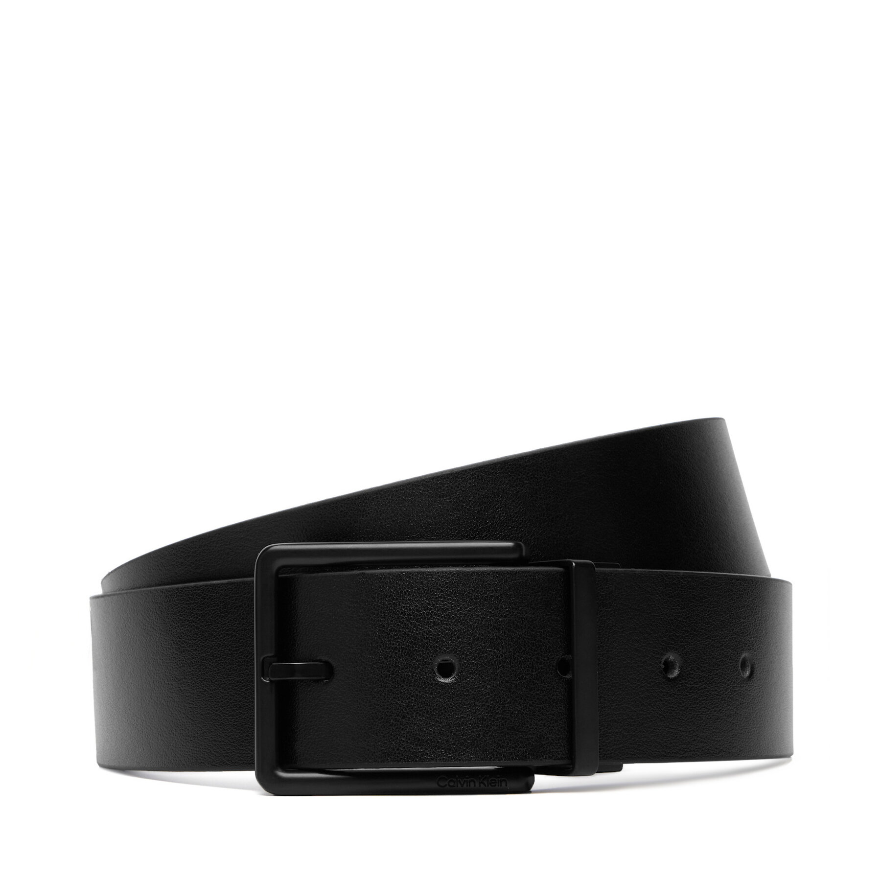 Vīriešu josta Calvin Klein Warmth Buckle Smooth 40Mm Adj/Re LV04D7118G Melns