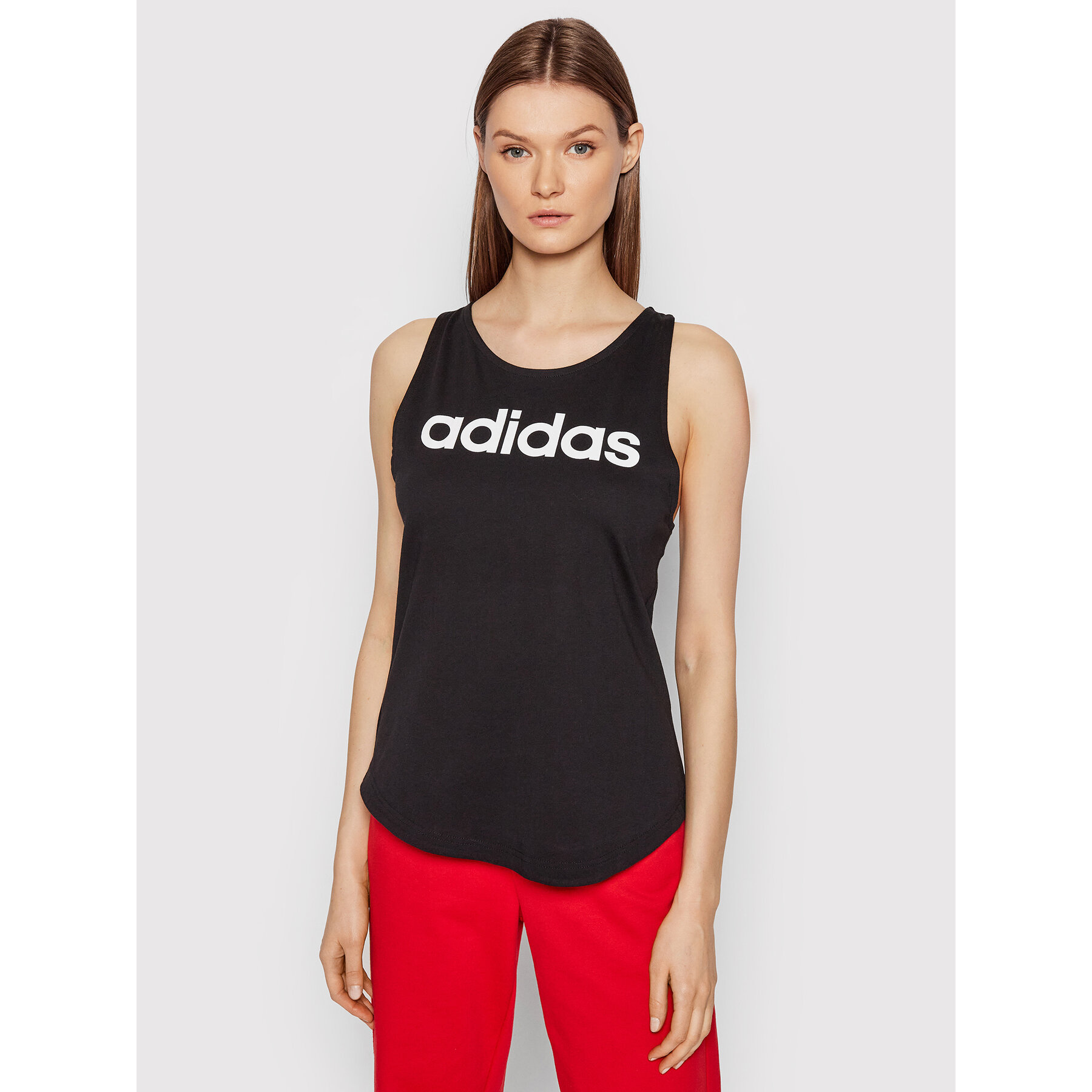 adidas Top Essentials Logo GL0566 Crna Regular Fit
