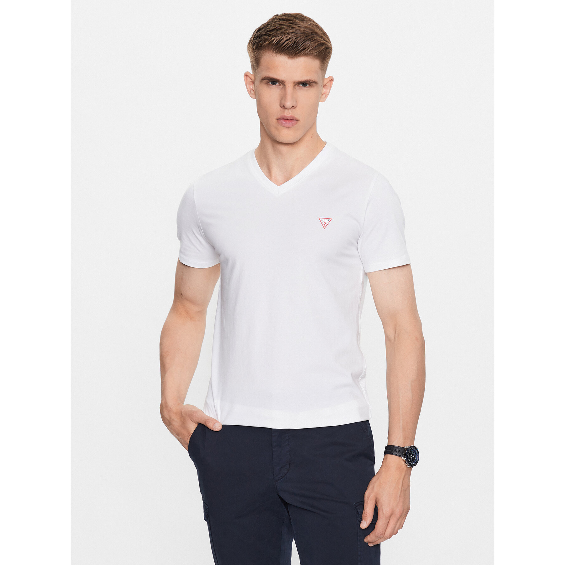 Guess Póló M2YI32 J1314 Fehér Slim Fit
