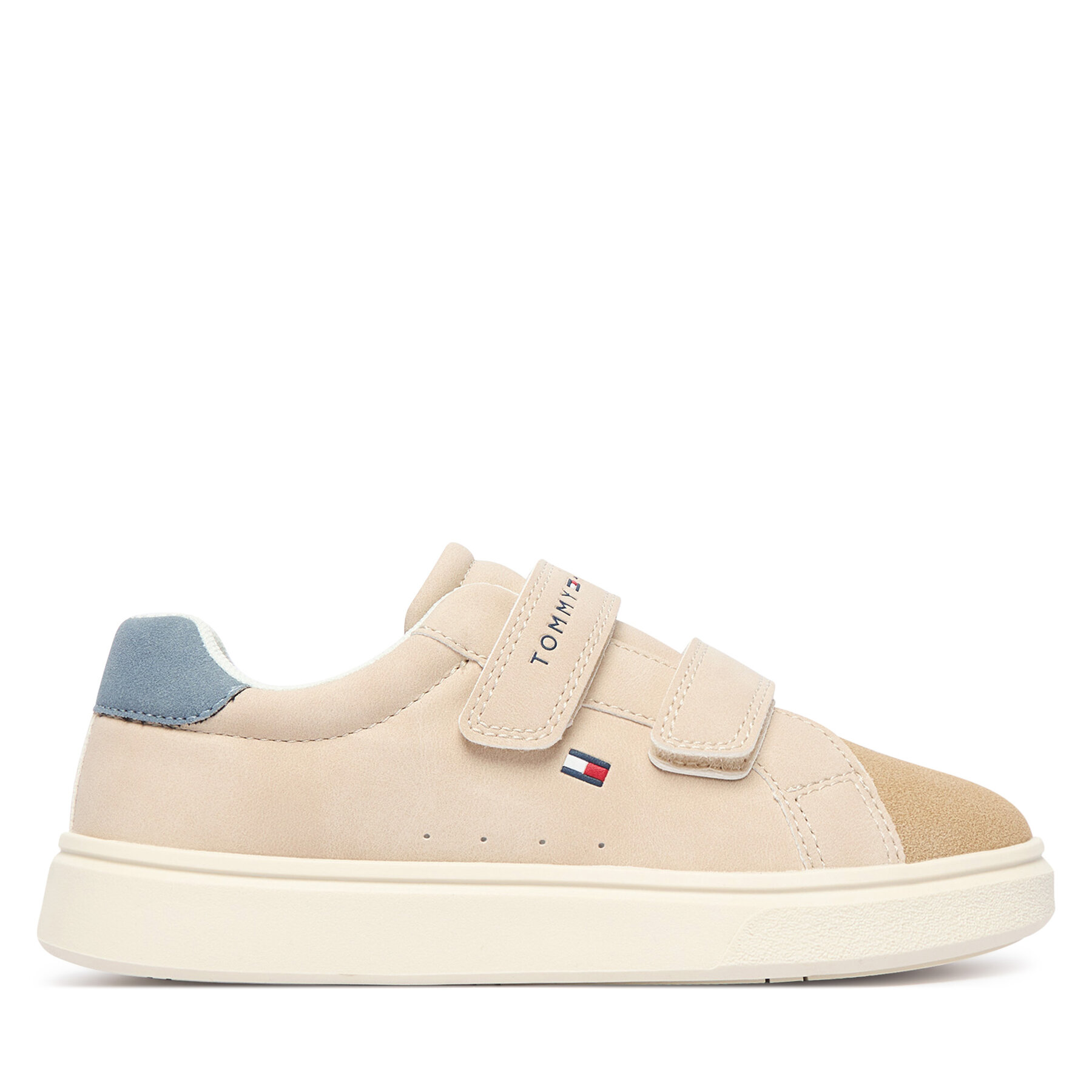 Sneakersy Tommy Hilfiger Low Cut Velcro Sneaker T1X9-35218-1959 S Béžová