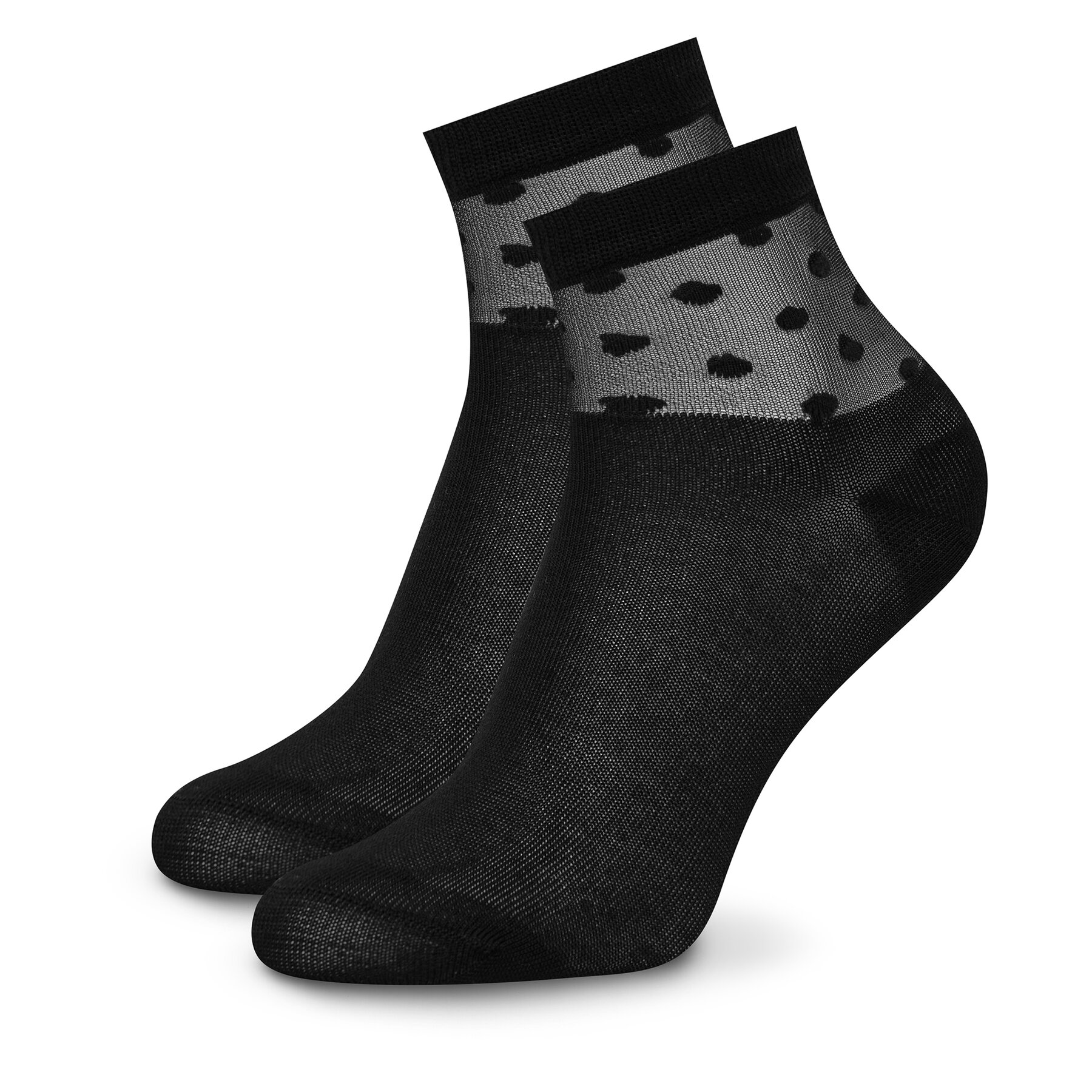 Dolge nogavice Nine West KR_NW_STREET_W_SS25 (2 PACK) Črna