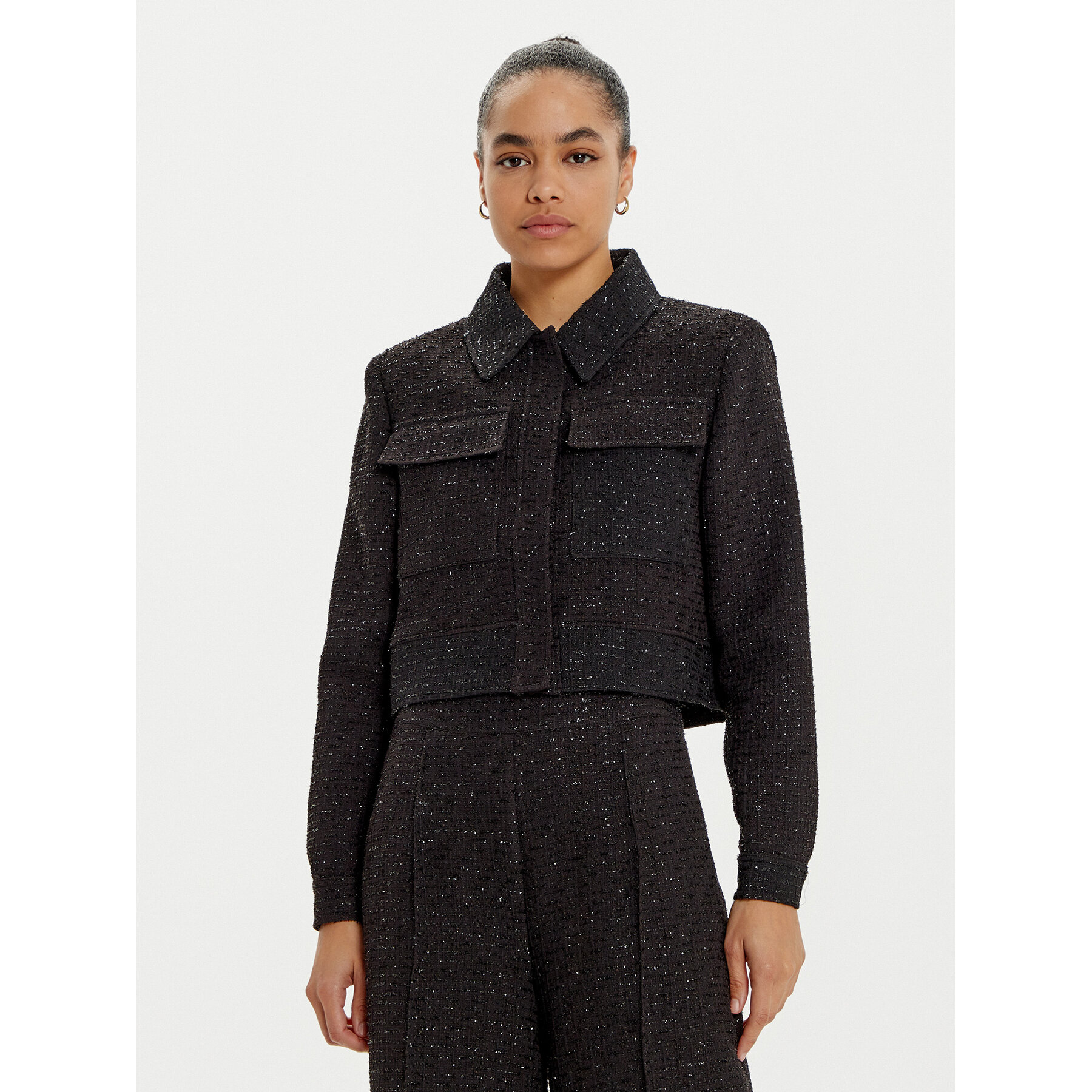 LOLA CASADEMUNT Sakko MF2402016 Schwarz Regular Fit