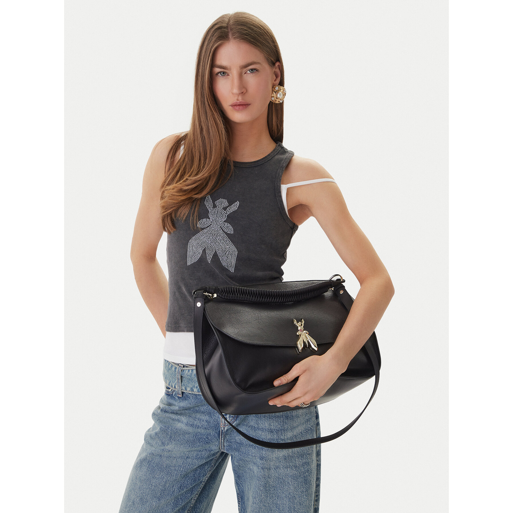 Geantă Patrizia Pepe 8B0313/L162-K103 Negru