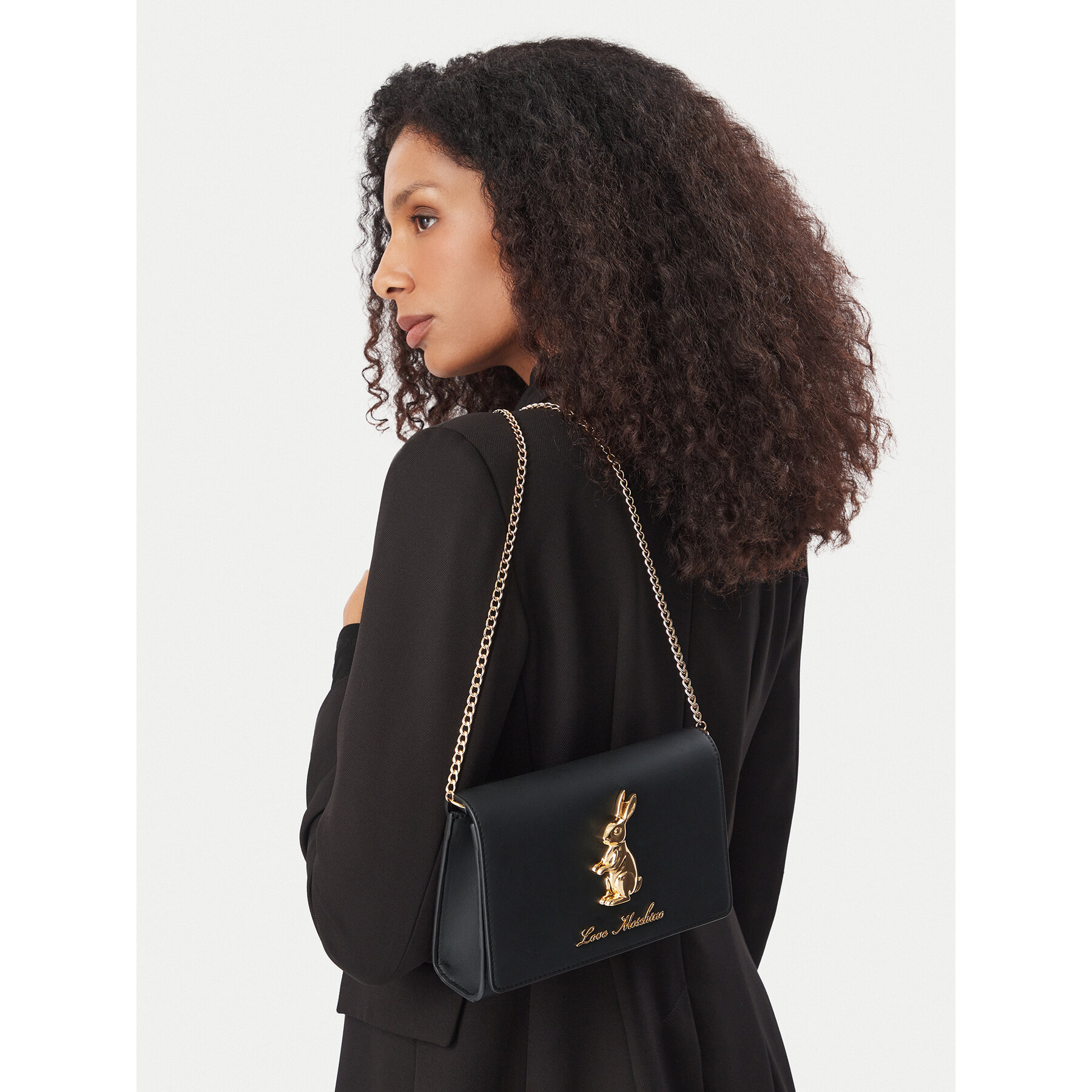 Τσάντα LOVE MOSCHINO JC4281PP0PKW0000 Μαύρο