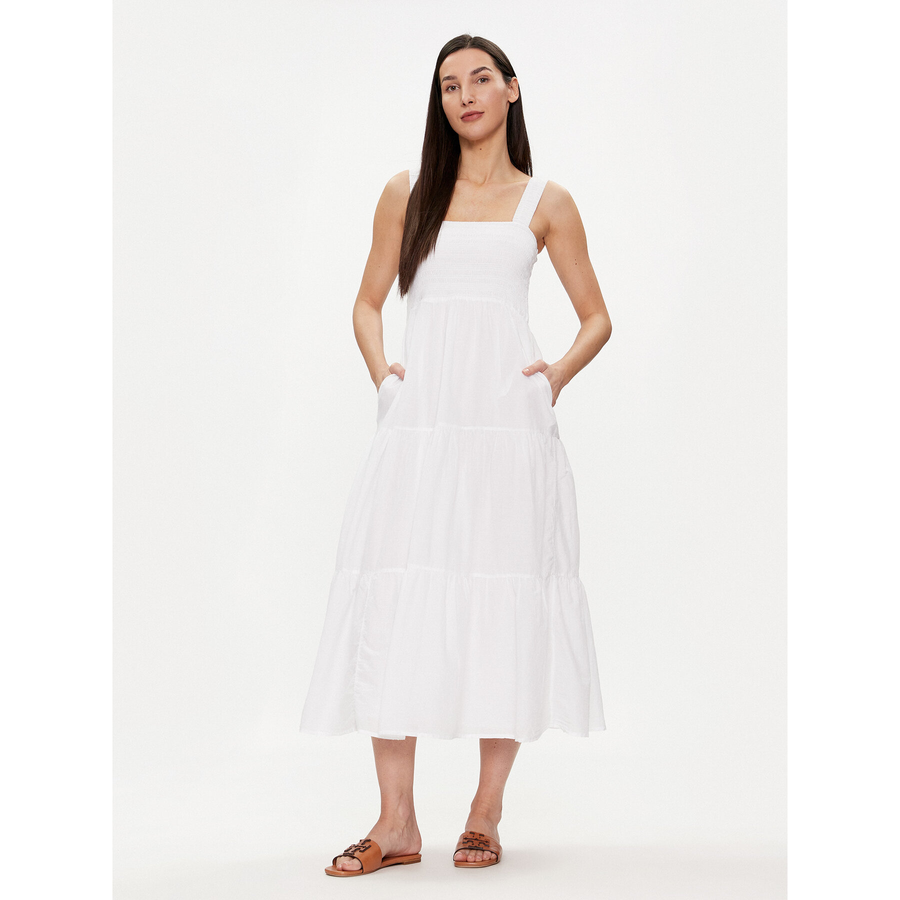 Seafolly Sommerkleid 54865-DR Weiß Regular Fit