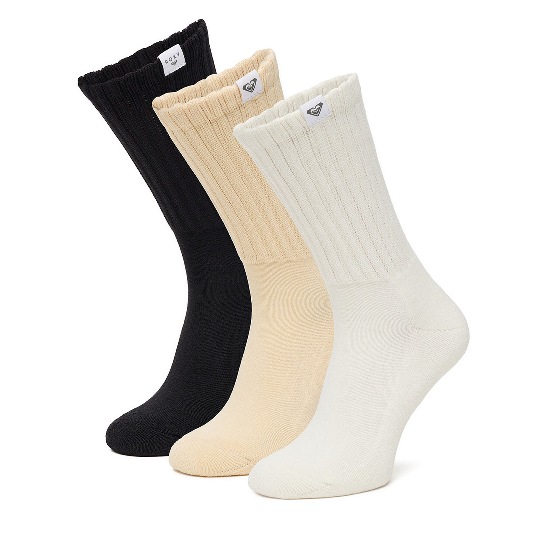 Dlhé ponožky Roxy CEO_AS_ROXY_16_W_AW25 (3 PACK) mix Biela