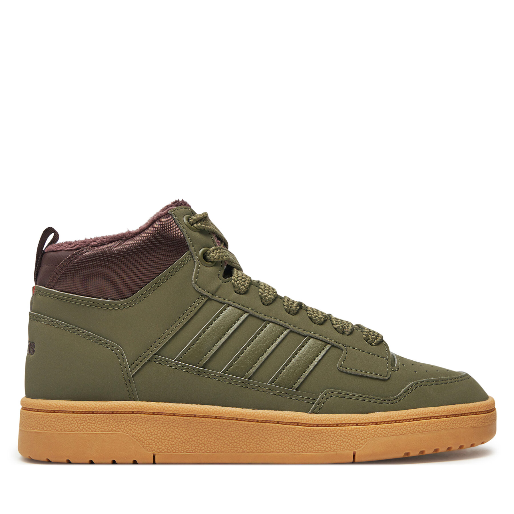 Sneakersy adidas Rapid Court Mid Winterized JR2813 Zelená