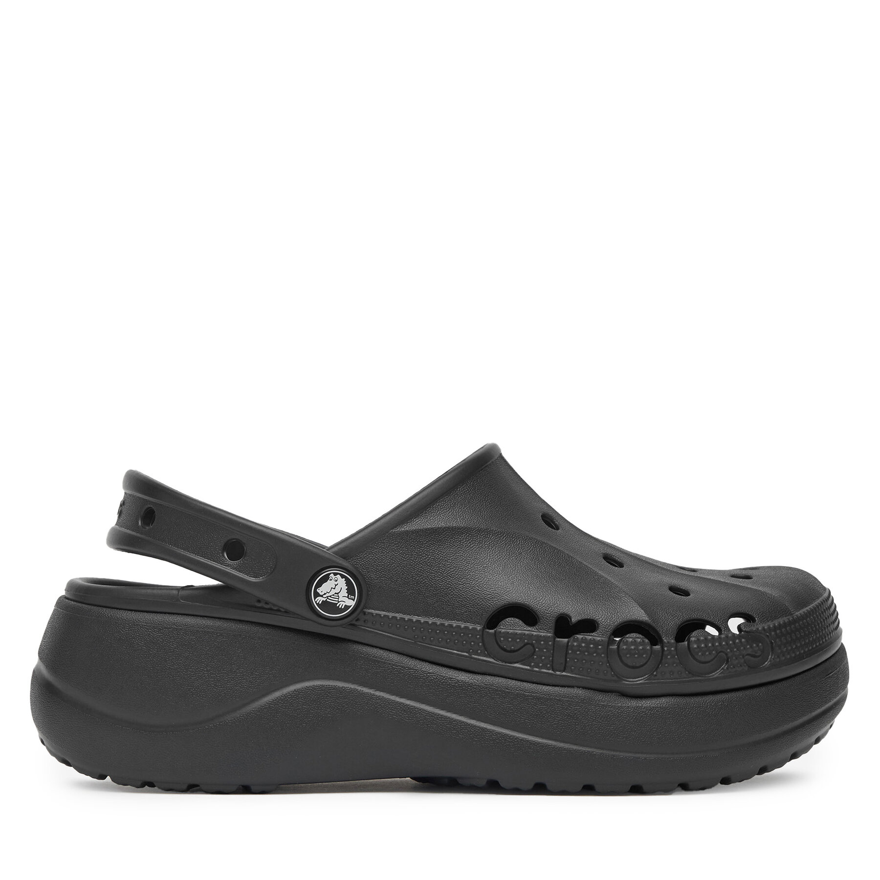 Unisex Šľapky Crocs, Rozmer: 42_43, Čierna, BAYA PLATFORM CLOG 208186-001