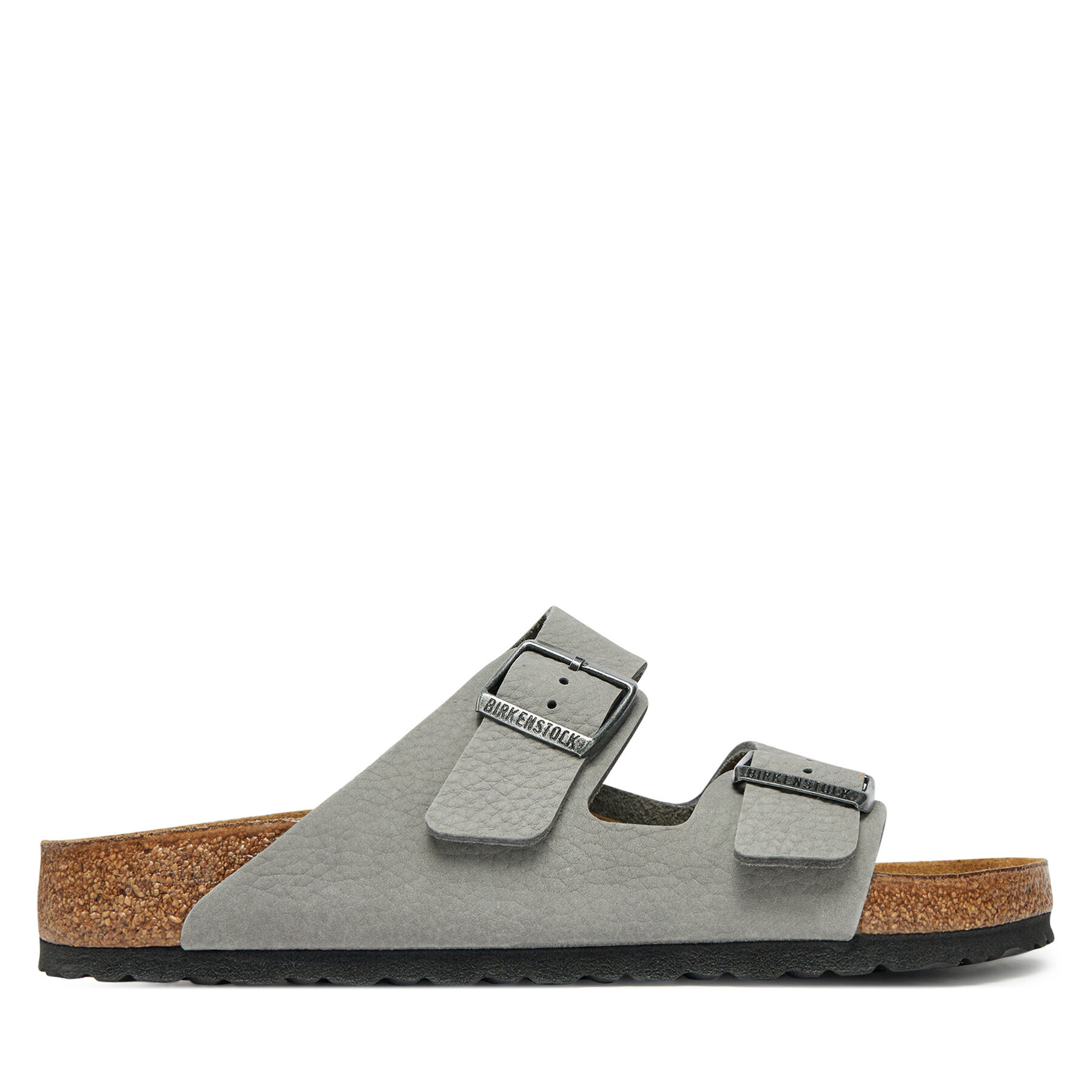 Uomo Ciabatte Birkenstock, Taglia 44, Grigio, Arizona Lenb 1020752, taglia : 44