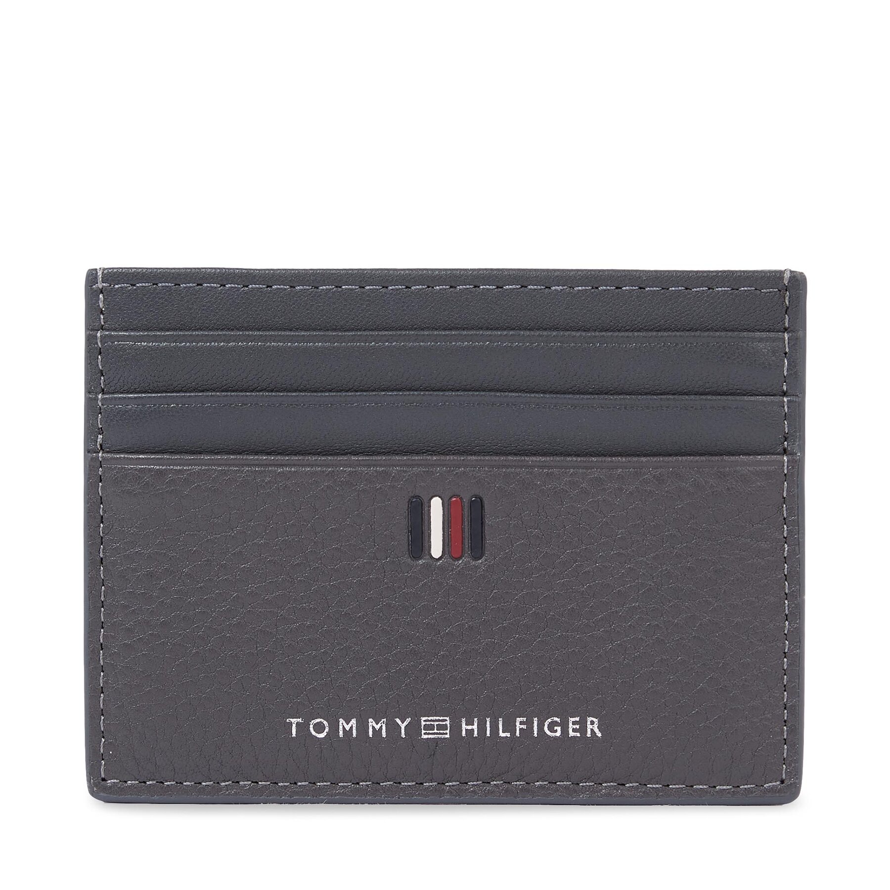 Tommy Hilfiger Θήκη πιστωτικών καρτών Tommy Hilfiger Th Central Cc Holder AM0AM11858 Γκρι