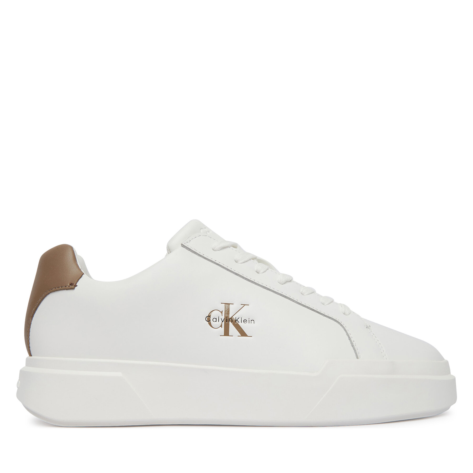 Sportcipők Calvin Klein Chunky Cupsole Laceup Lth YM0YM01344 Fehér