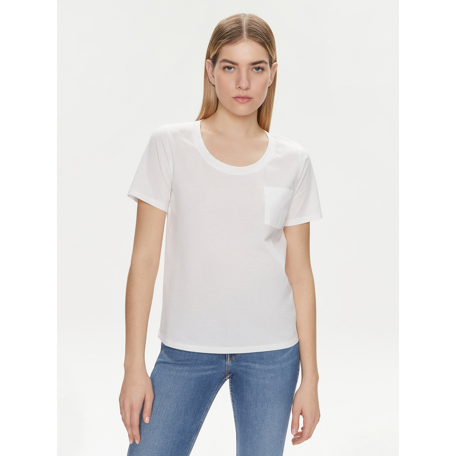 United Colors Of Benetton T-Shirt 3J5CD106R Λευκό Regular Fit