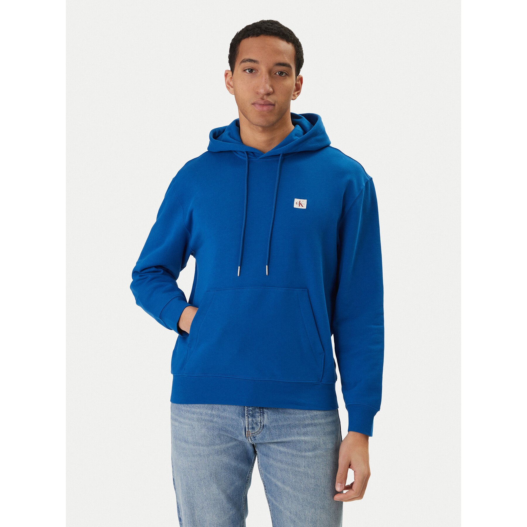 Calvin Klein Jeans Sweatshirt LV04RC274G Blau Regular Fit
