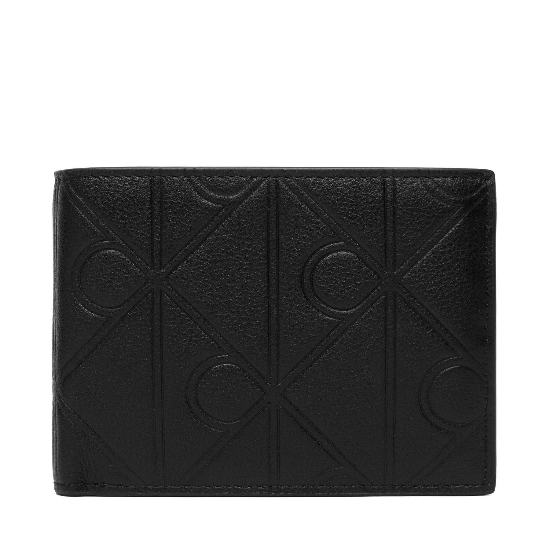 Peňaženka Calvin Klein Xl Emblem Aop Emboss Trifold LV04D1235G Čierna