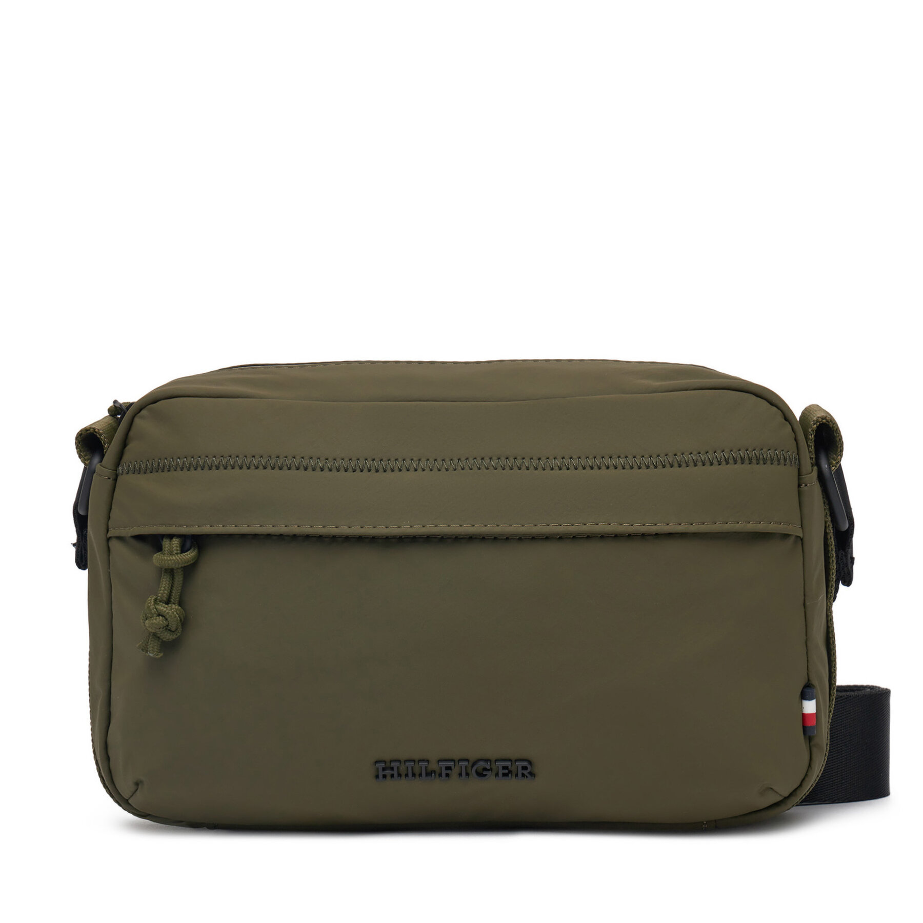 Geantă crossover Tommy Hilfiger Th Colour Ew Reporter AM0AM13219 Verde