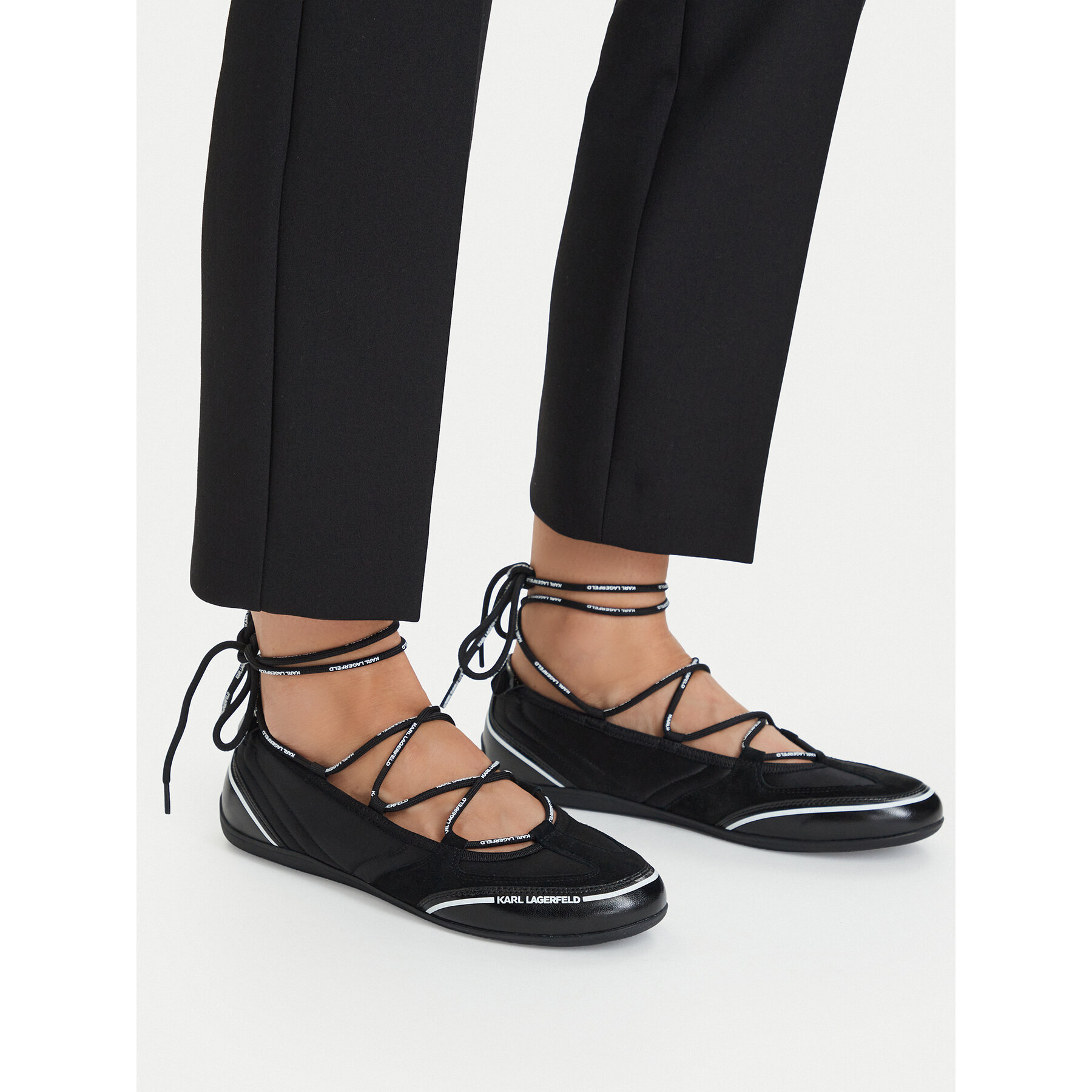 Balerini KARL LAGERFELD Altia KL66111 Negru