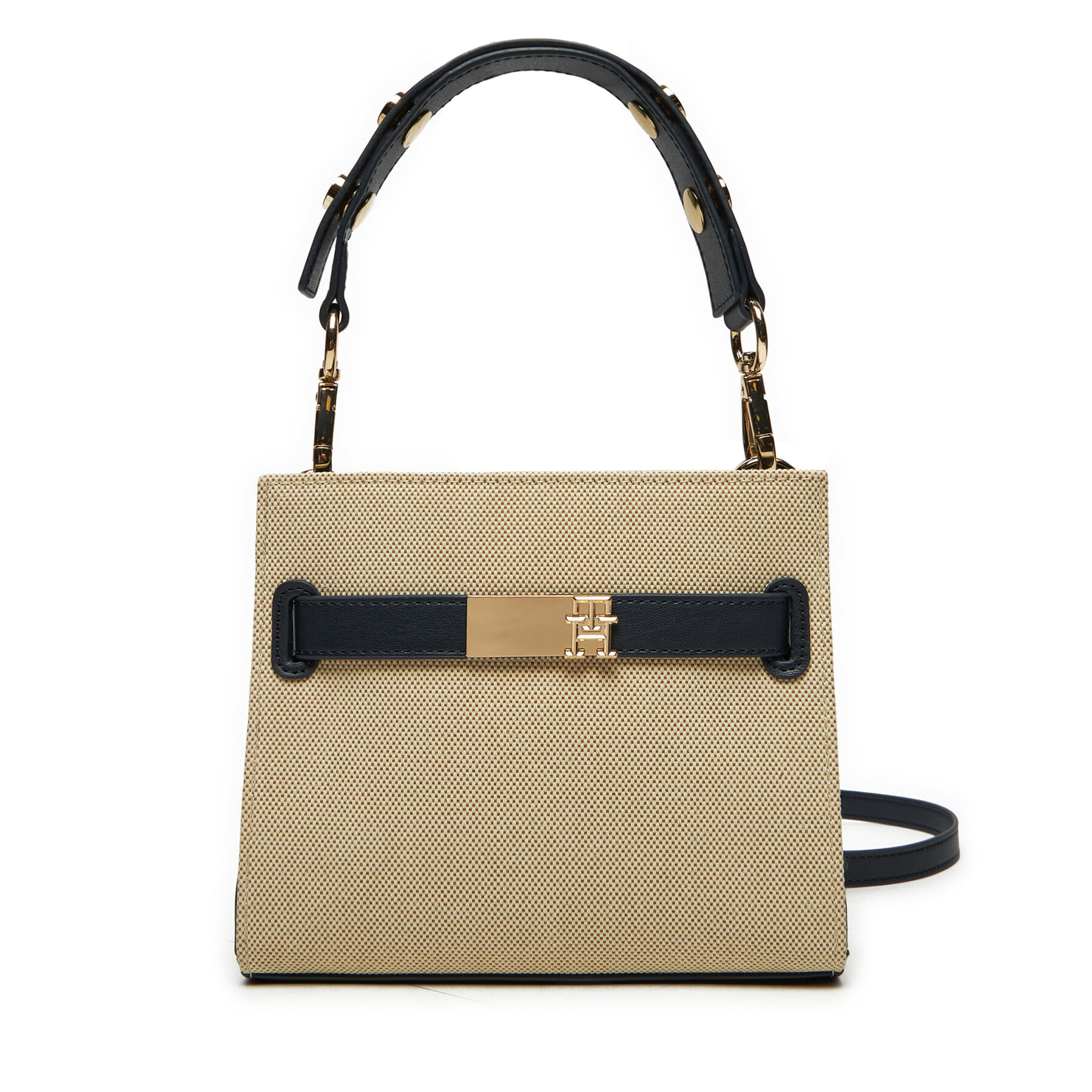 Sac à main Tommy Hilfiger Th Heritage Mini AW0AW17381 Beige