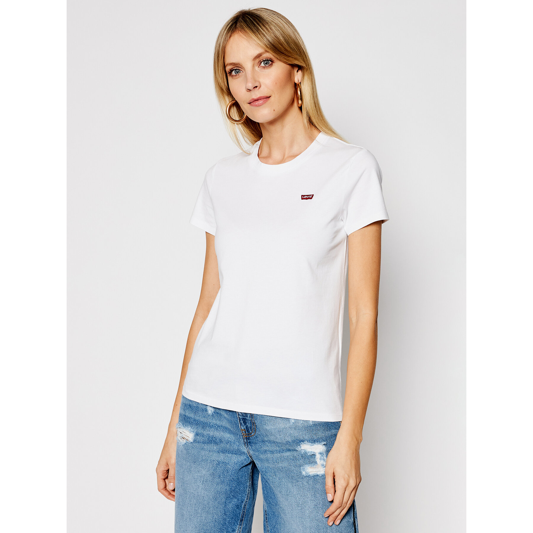 Levi's® T-shirt Perfect Tee 39185-0006 Bianco Regular Fit