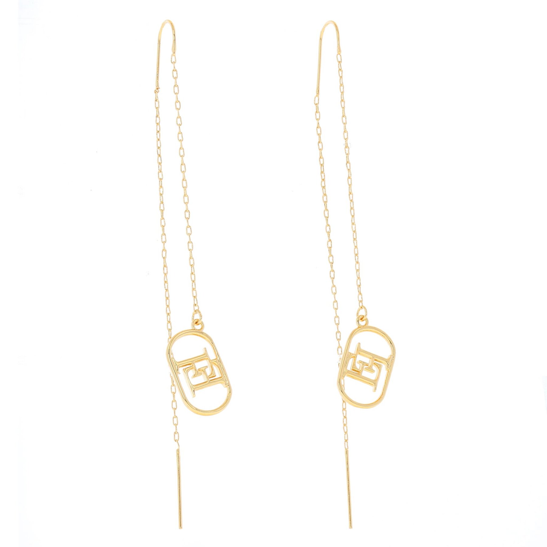 Orecchini Elisabetta Franchi OR-54M-42E2-V150 Oro, Taglia 00, taglia : 00