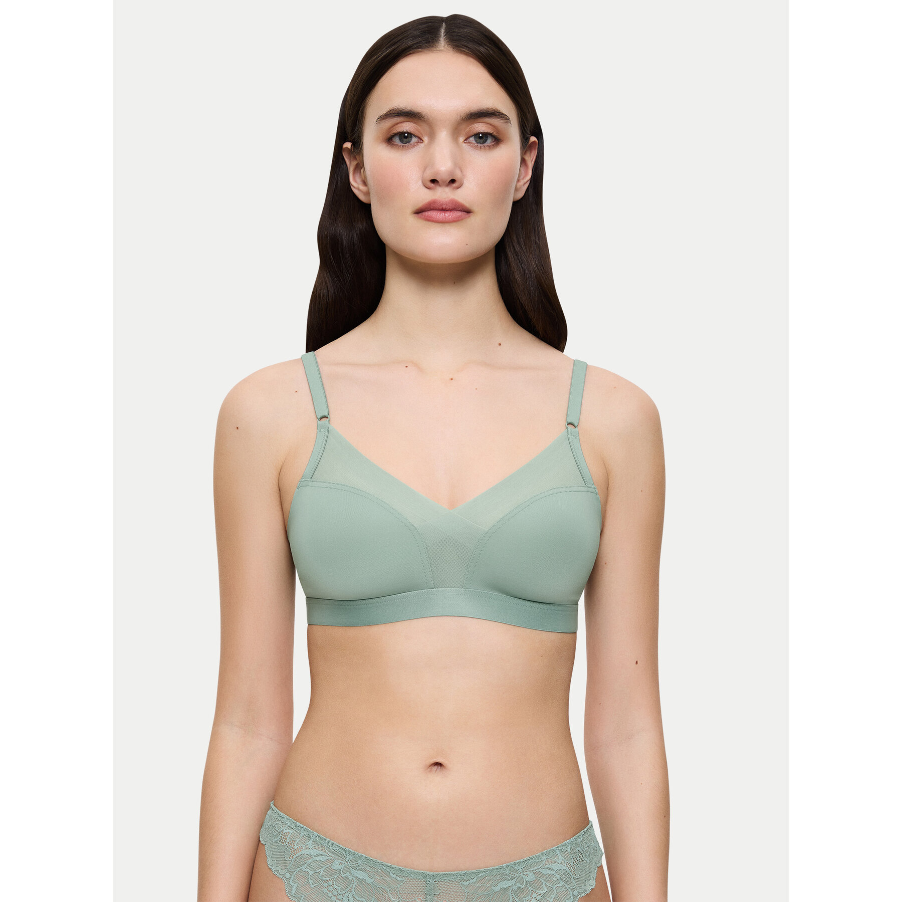 Triumph Varrásmentes melltartó Shape Smart 10217858 Zöld