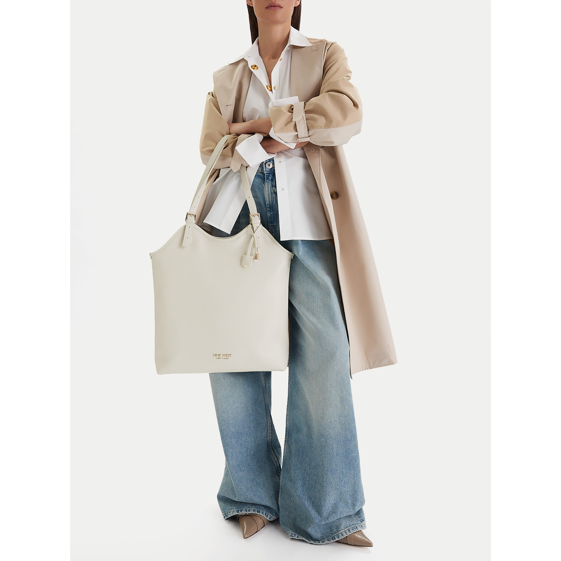 Τσάντα Nine West CEO-Sensa-LDA8373 Εκρού