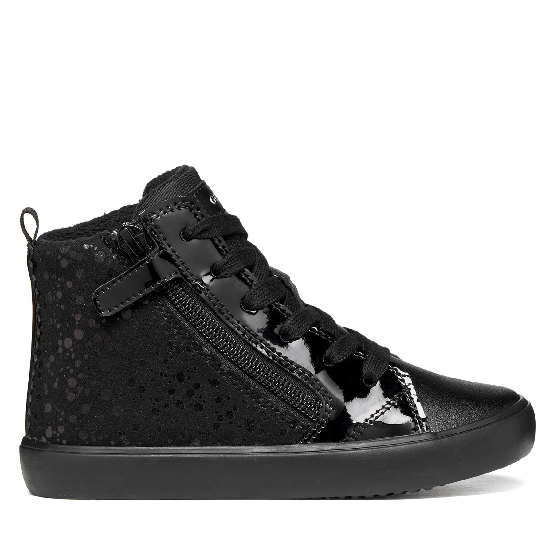 Sneakersy Geox J Gisli Girl J664ND 0AU02 C9999 D Čierna